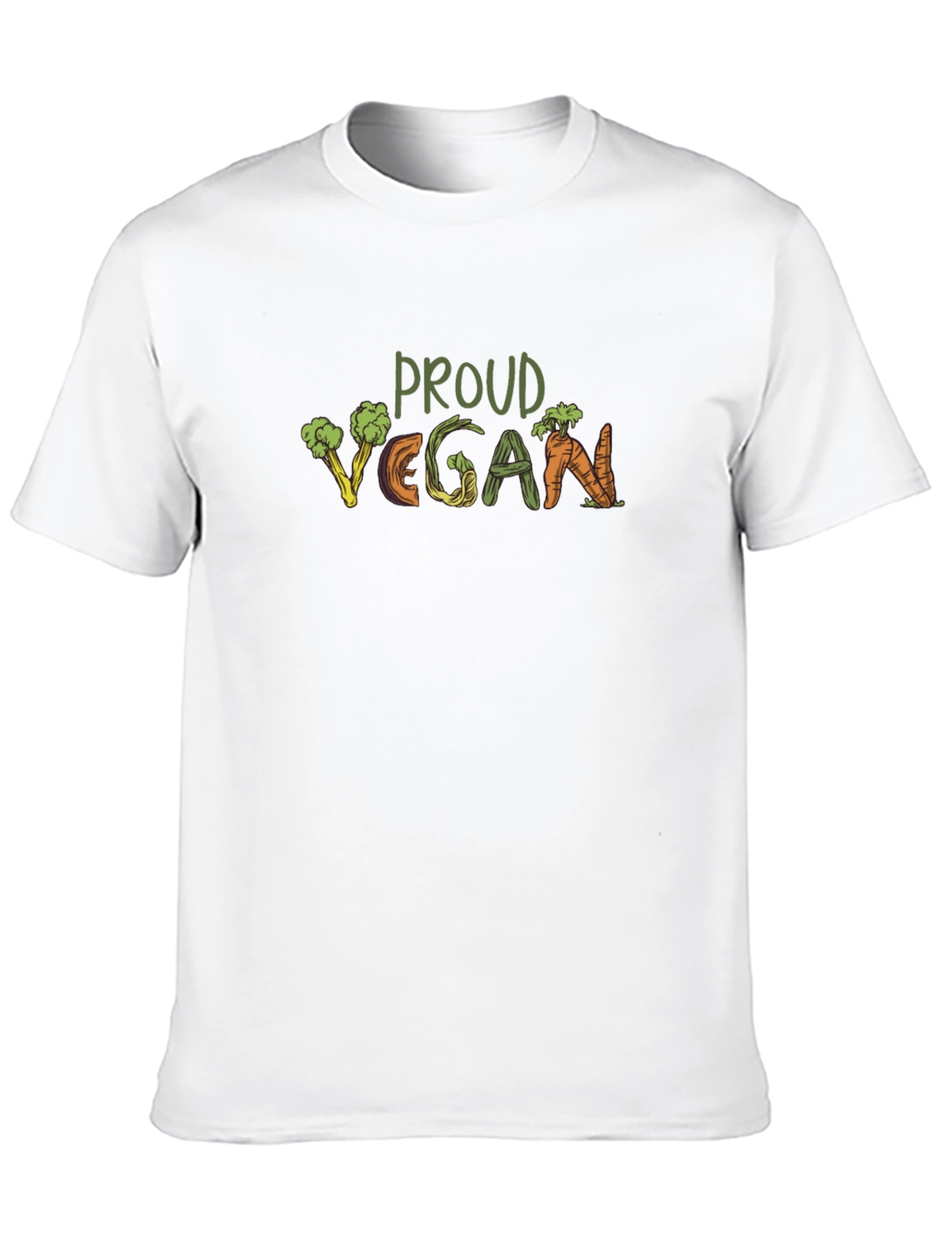 Proud Vegan Graphic Tee - Plant-Based Lifestyle Shirt