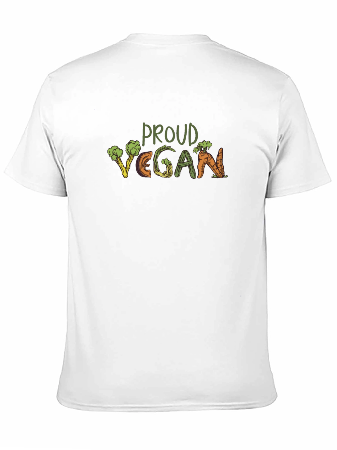 Proud Vegan Graphic Tee - Plant-Based Lifestyle Shirt