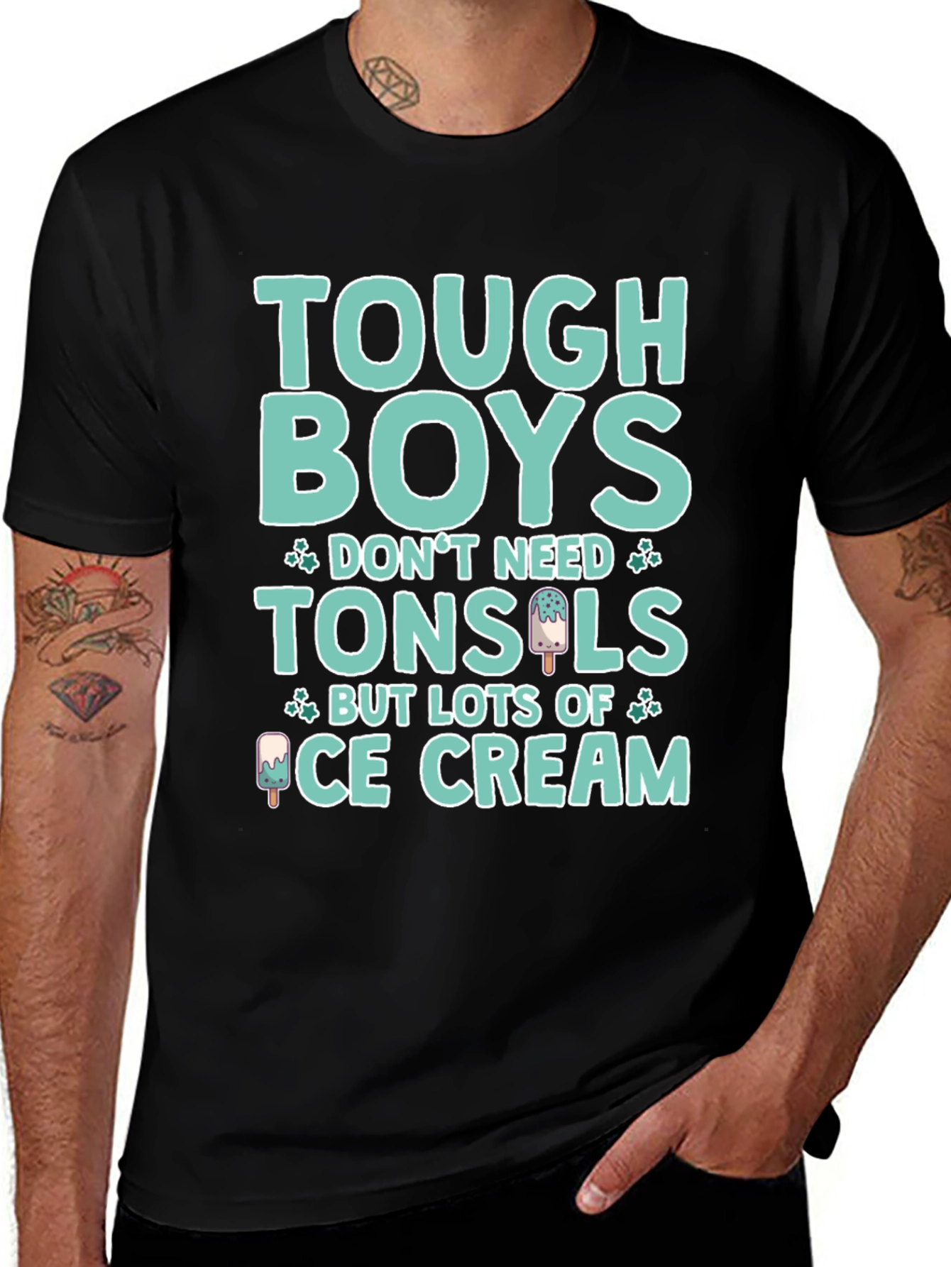 Tough Boys Ice Cream Graphic Tee