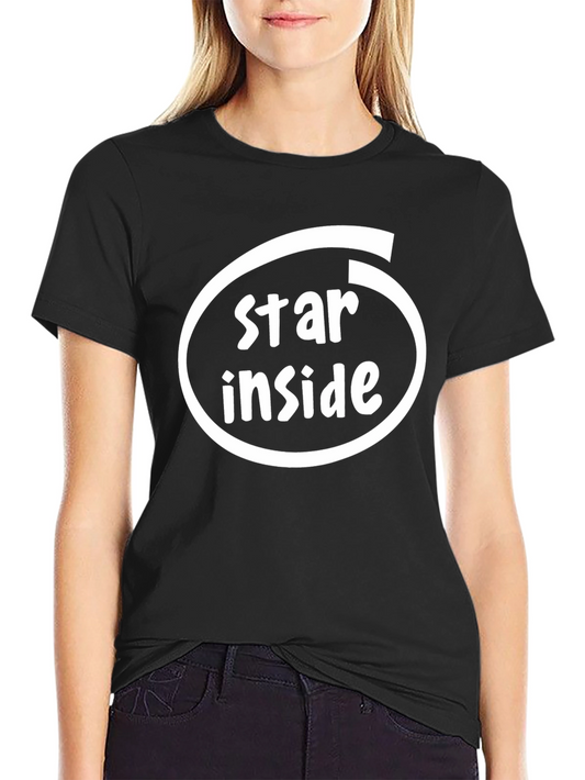 Star Inside Black T-Shirt