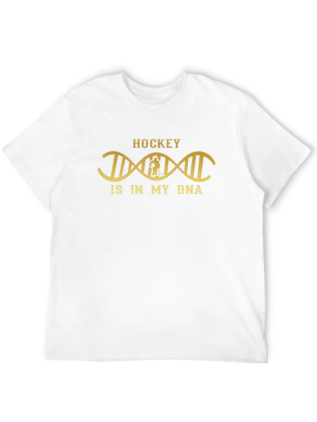 Hockey Is In My DNA Black T-Shirt