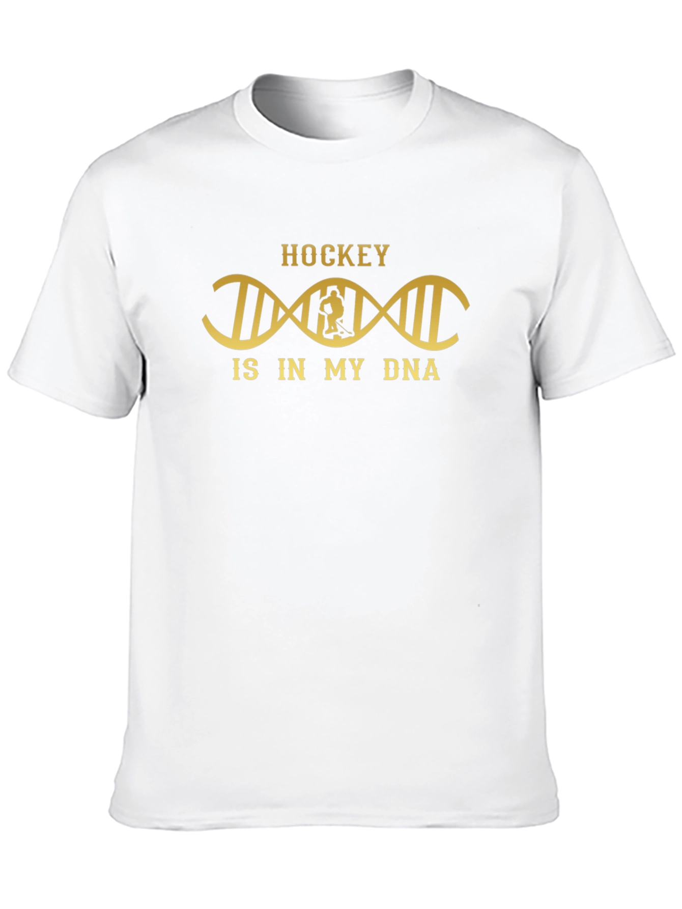 Hockey Is In My DNA Black T-Shirt