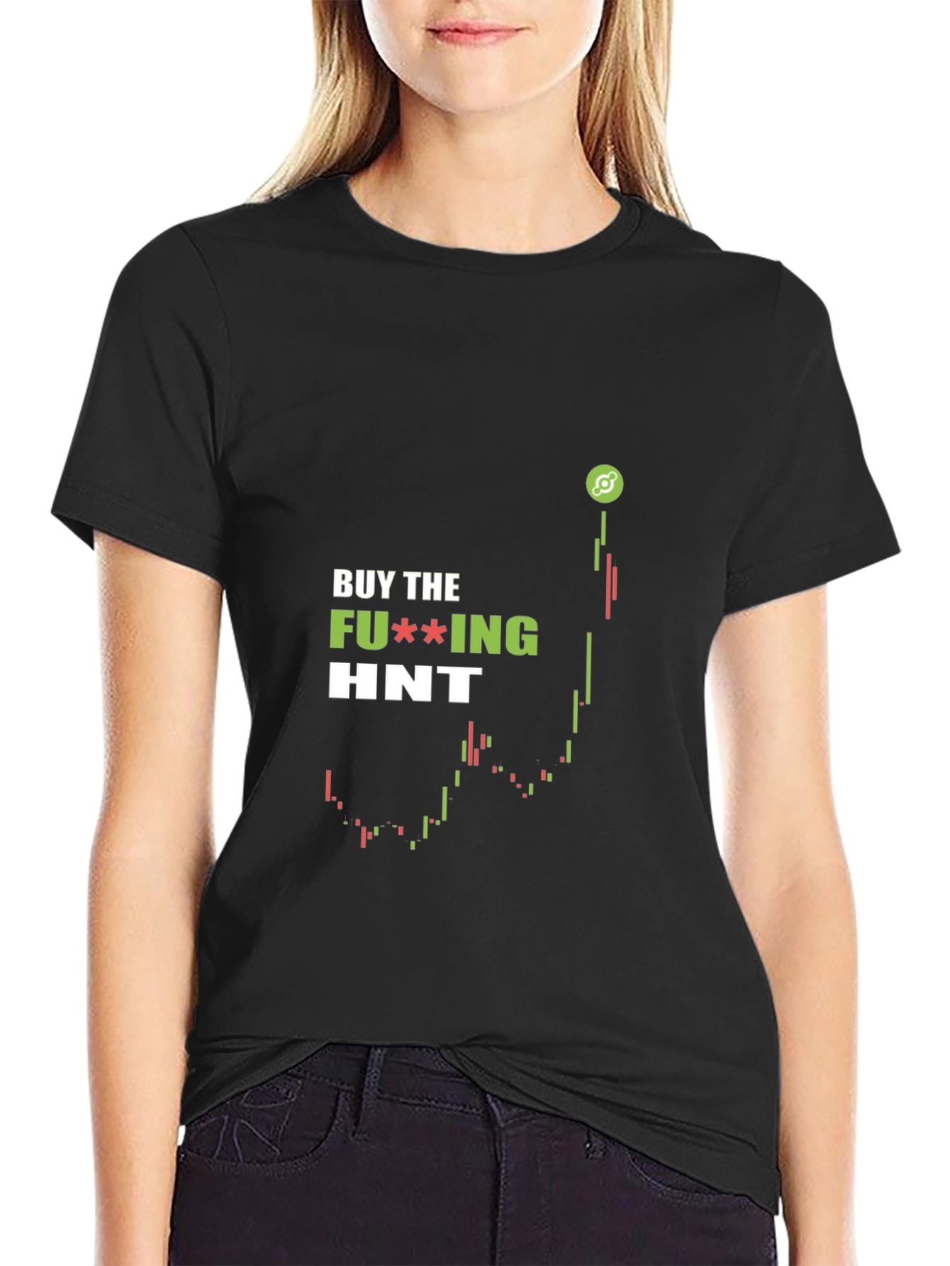 Buy the HNT Cryptocurrency Chart T-Shirt