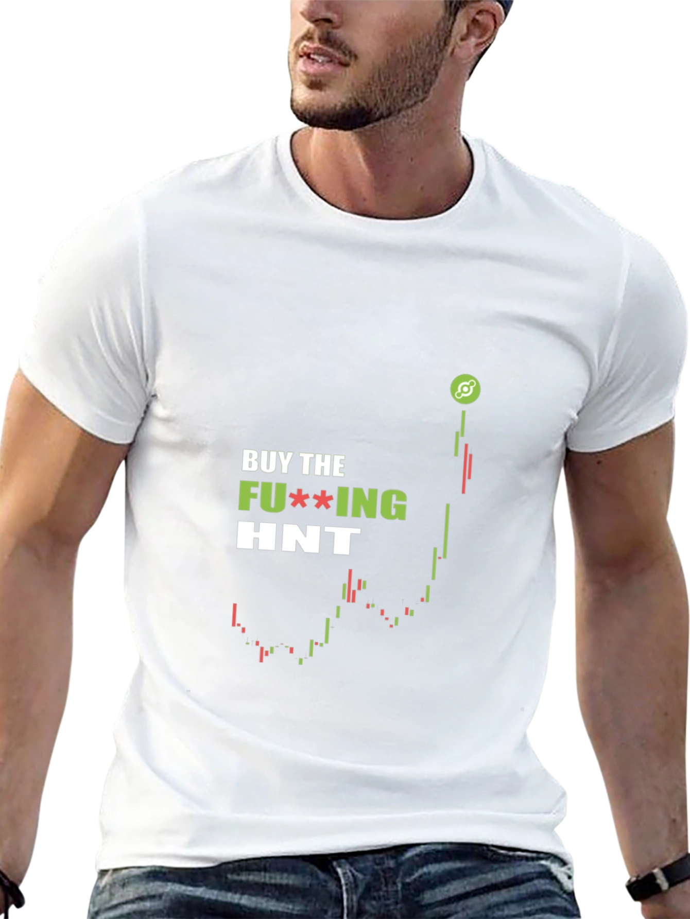 Buy the HNT Cryptocurrency Chart T-Shirt