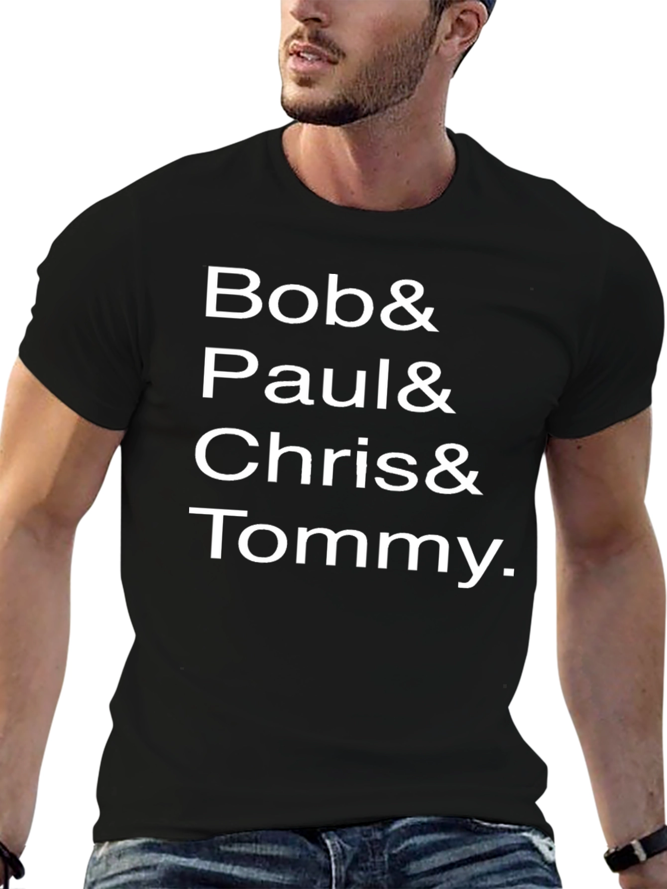 Bob Paul Chris Tommy Black T-Shirt