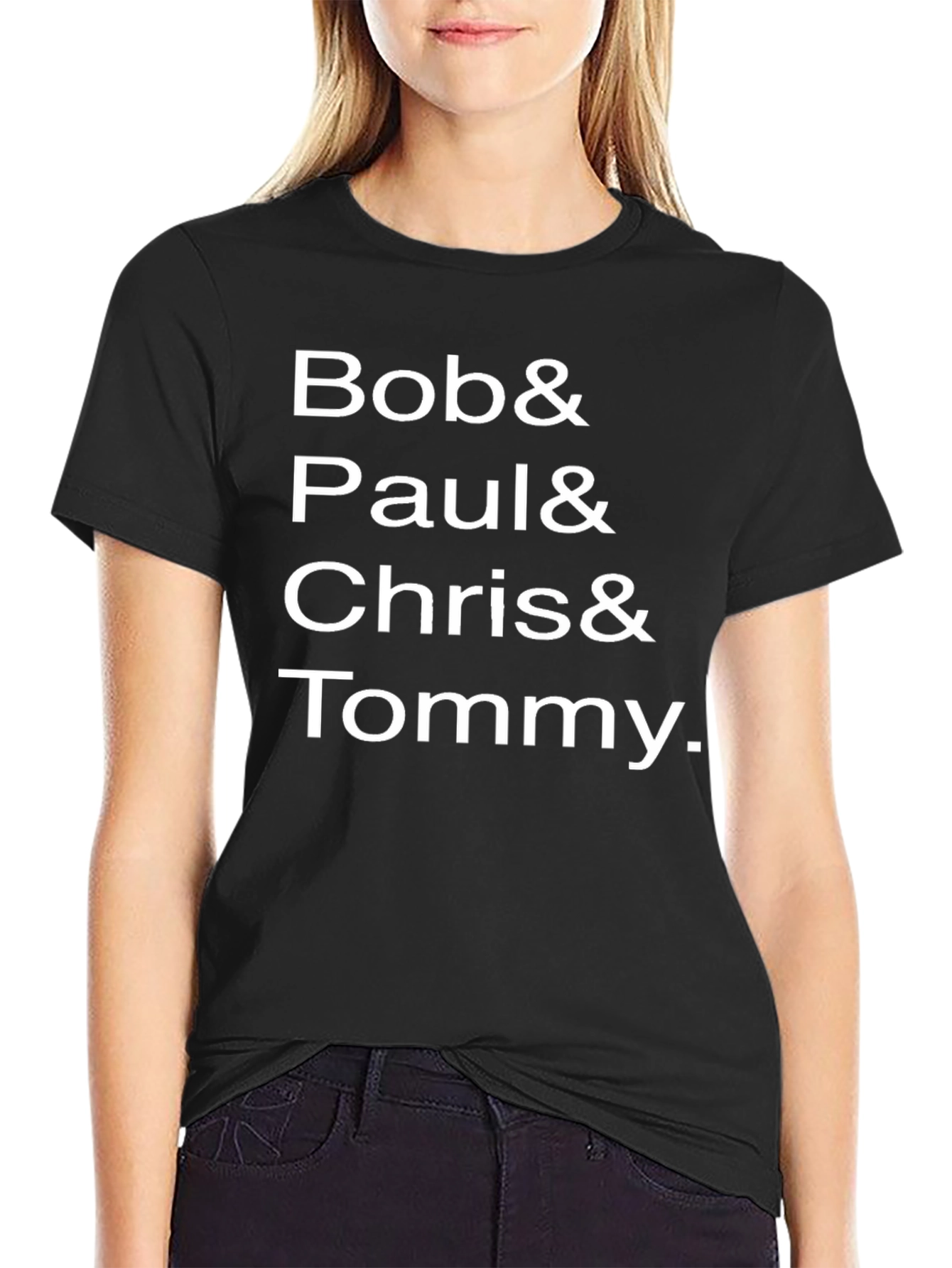 Bob Paul Chris Tommy Black T-Shirt