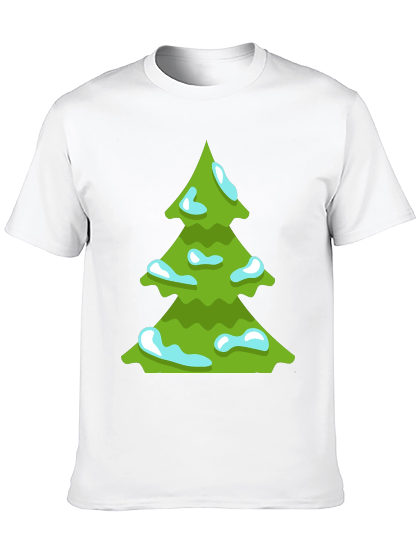 Festive Christmas Tree Graphic Tee - Holiday Style