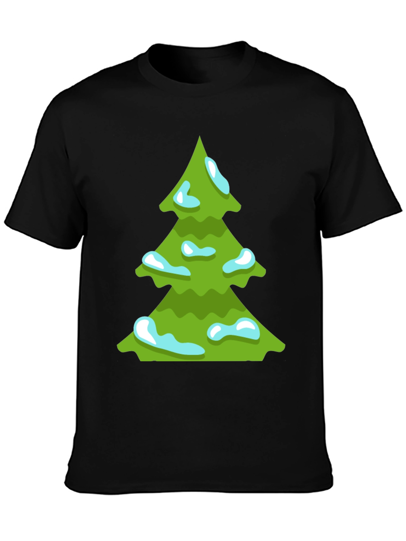 Festive Christmas Tree Graphic Tee - Holiday Style