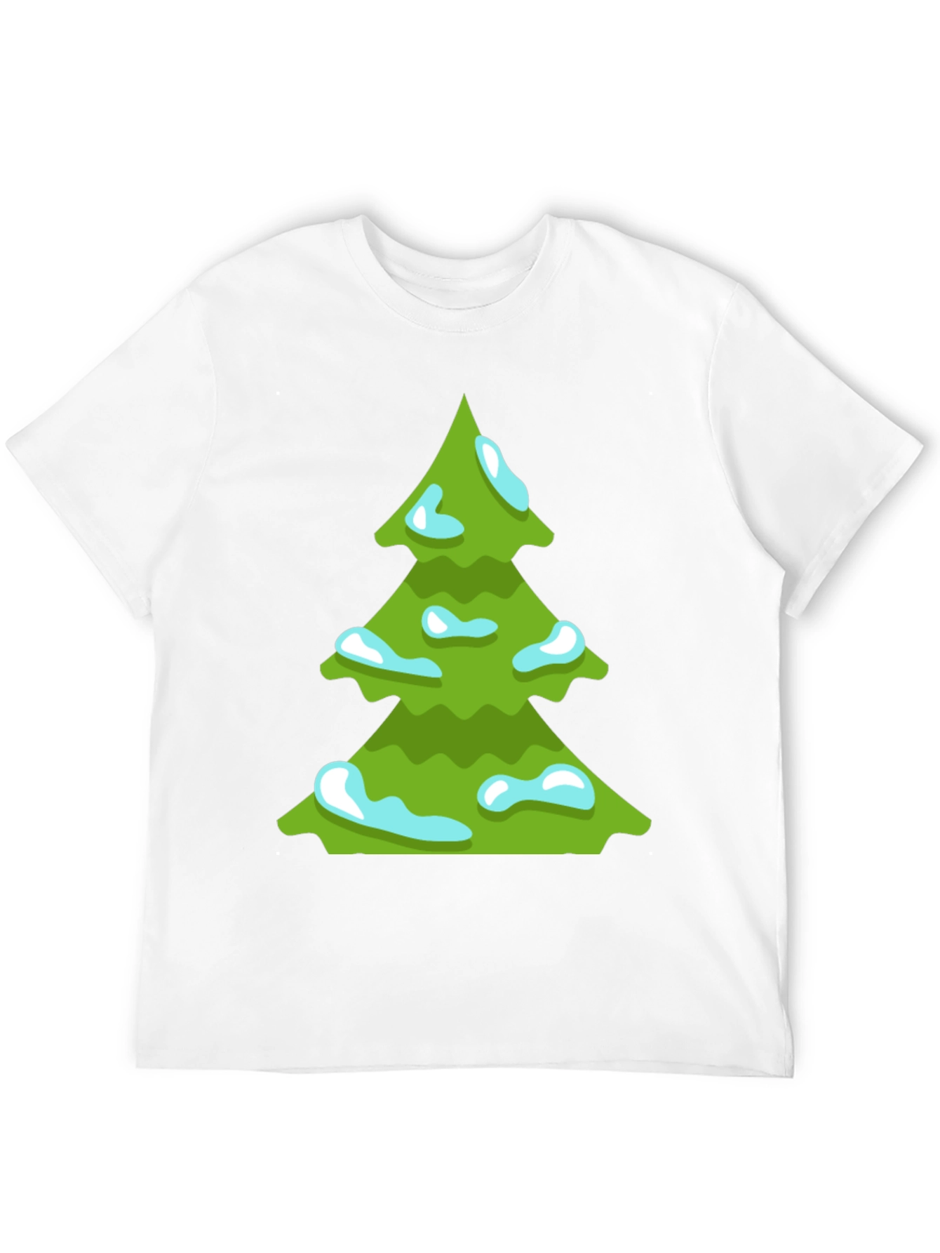 Festive Christmas Tree Graphic Tee - Holiday Style