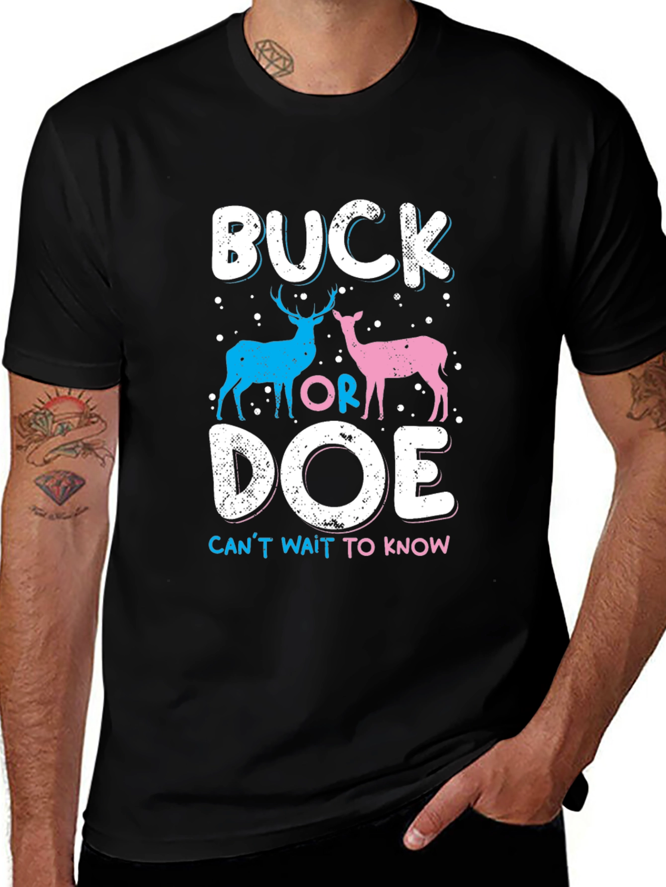 Buck or Doe Gender Reveal T-Shirt