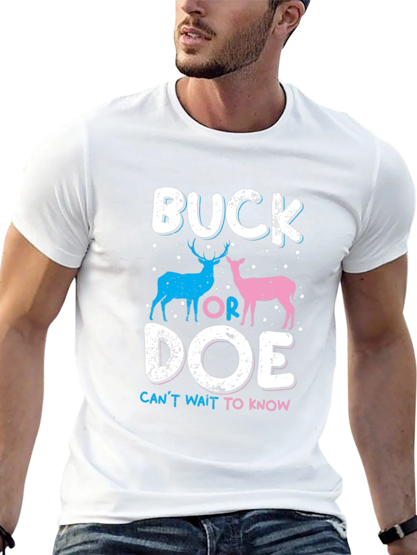 Buck or Doe Gender Reveal T-Shirt