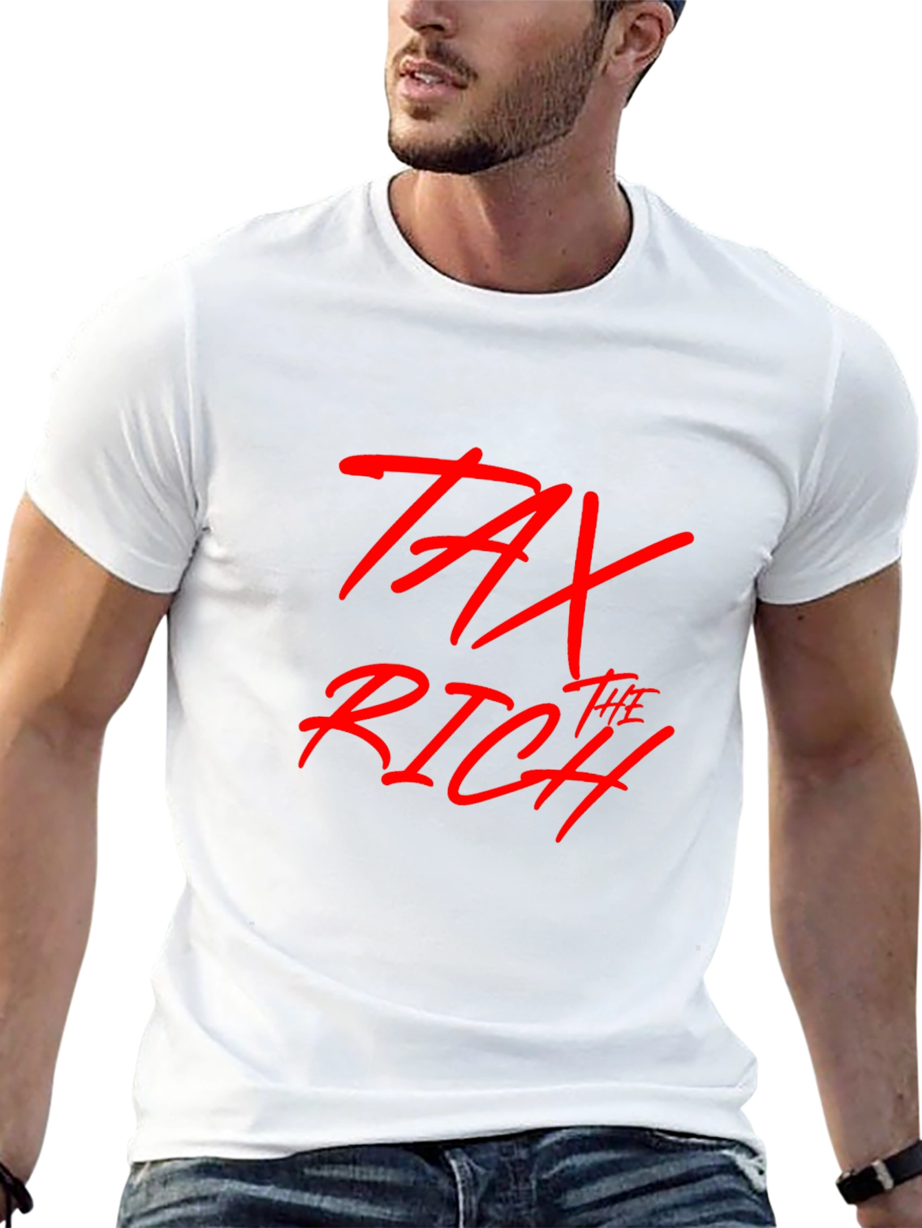 Tax The Rich Graphic Tee - Bold Statement T-Shirt