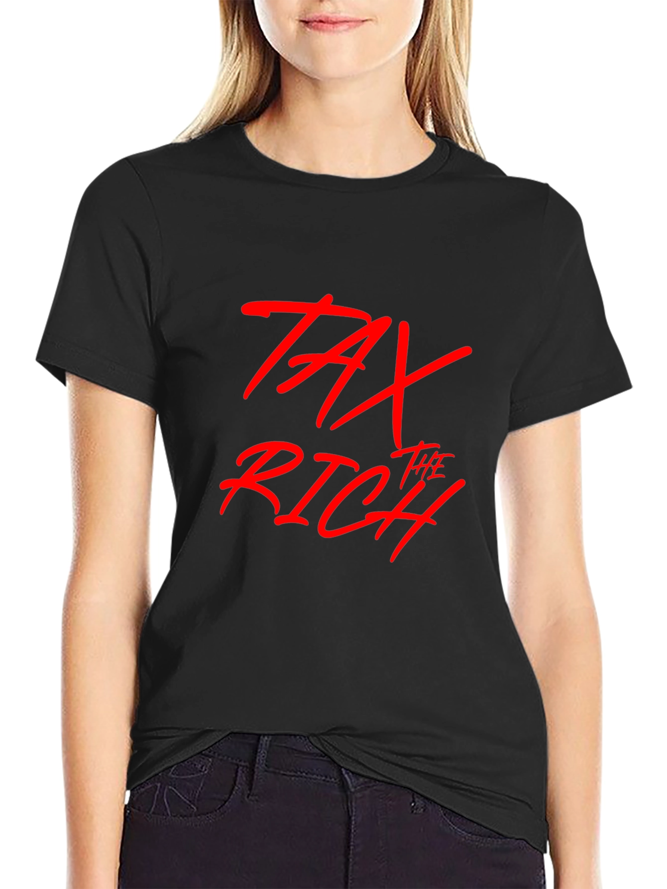 Tax The Rich Graphic Tee - Bold Statement T-Shirt