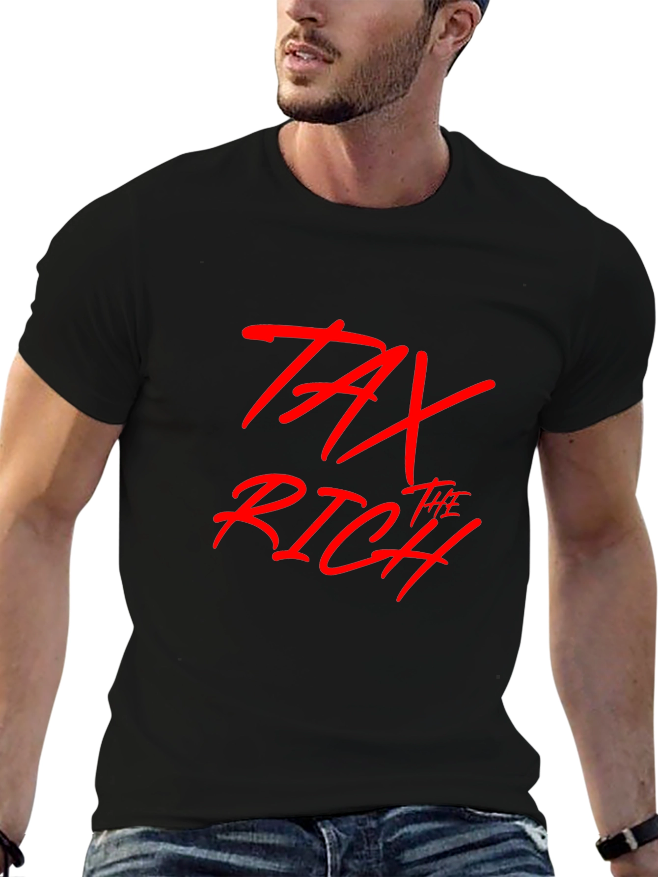 Tax The Rich Graphic Tee - Bold Statement T-Shirt