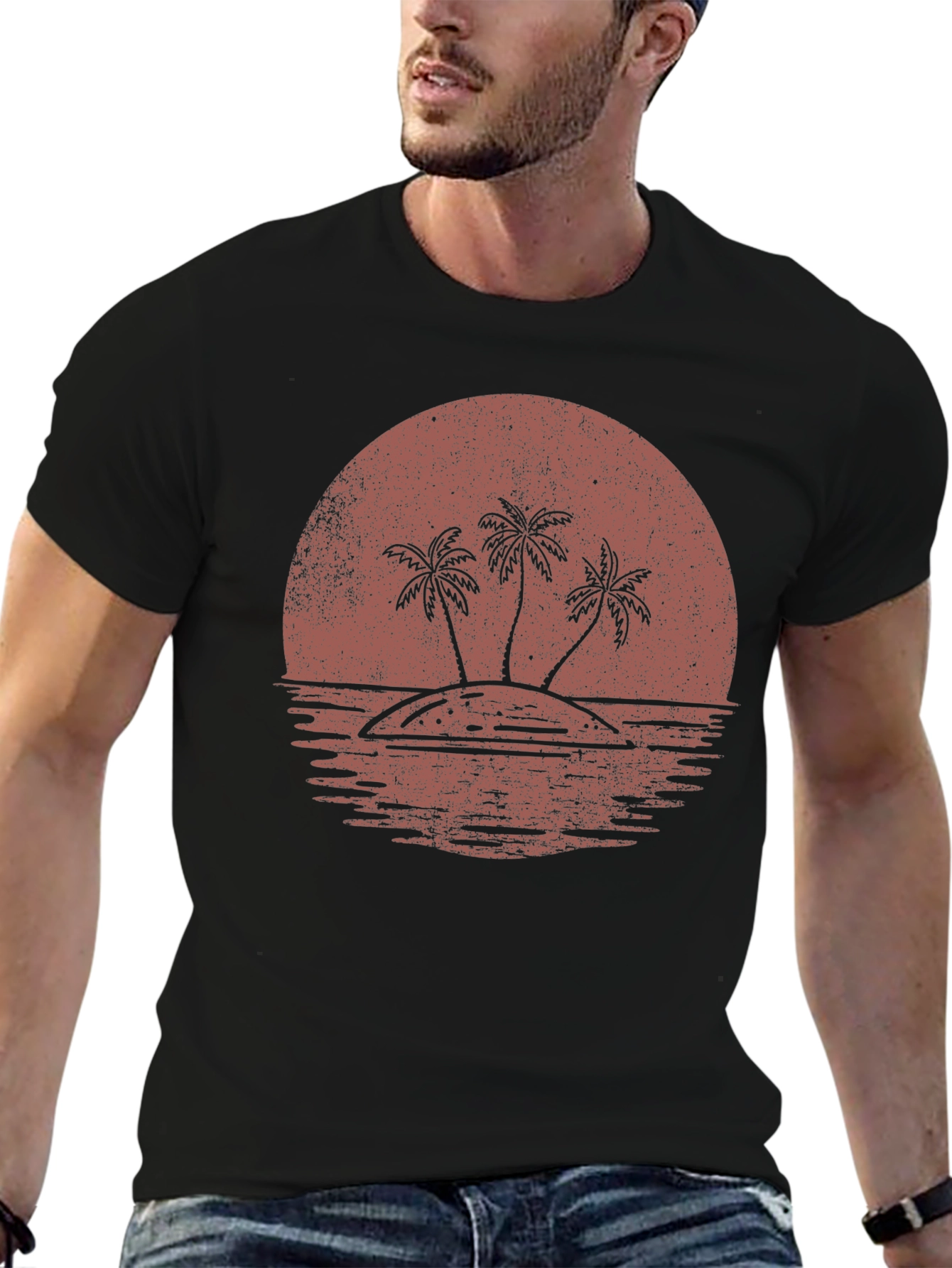 Retro Palm Island T-Shirt