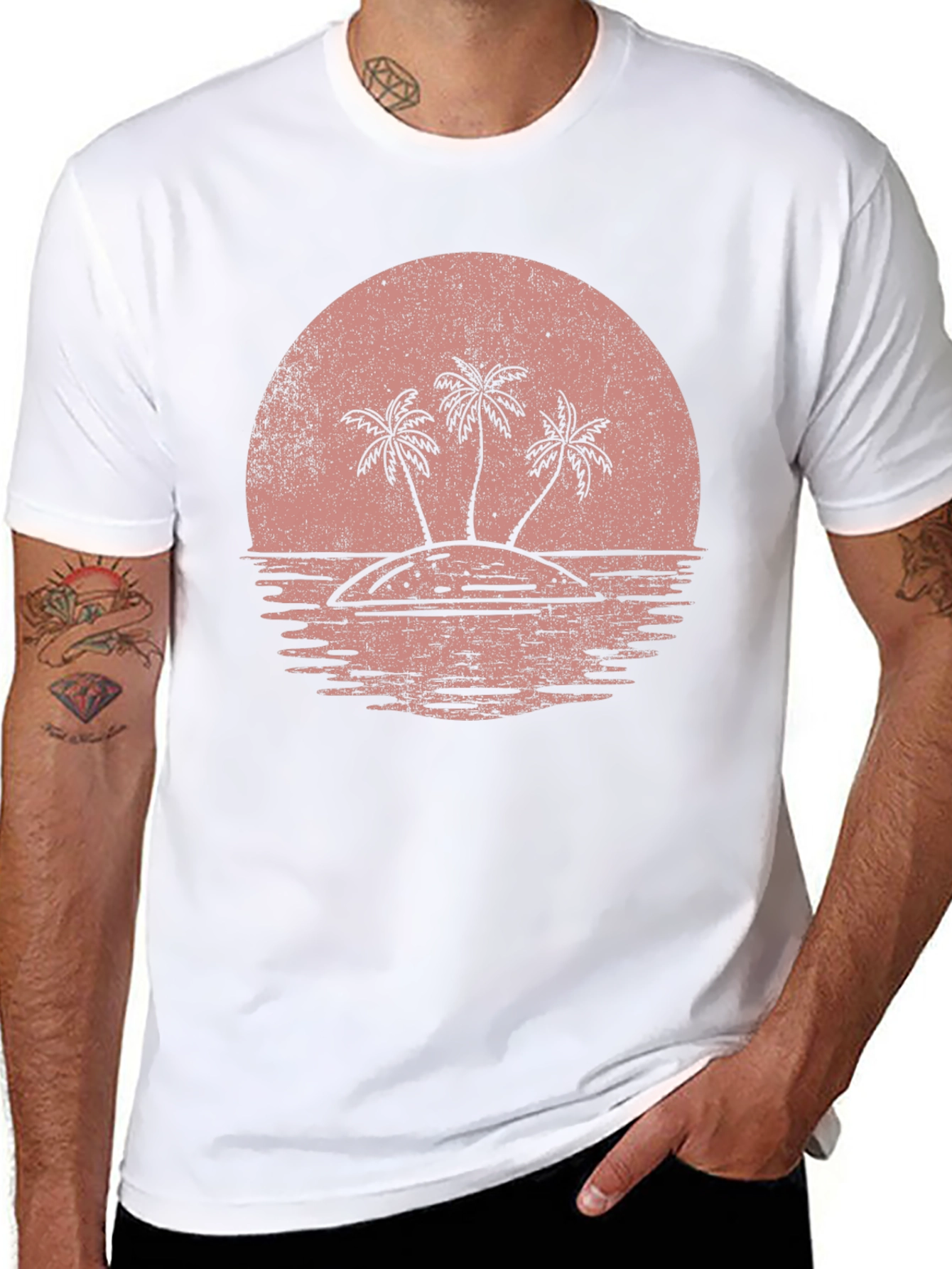 Retro Palm Island T-Shirt