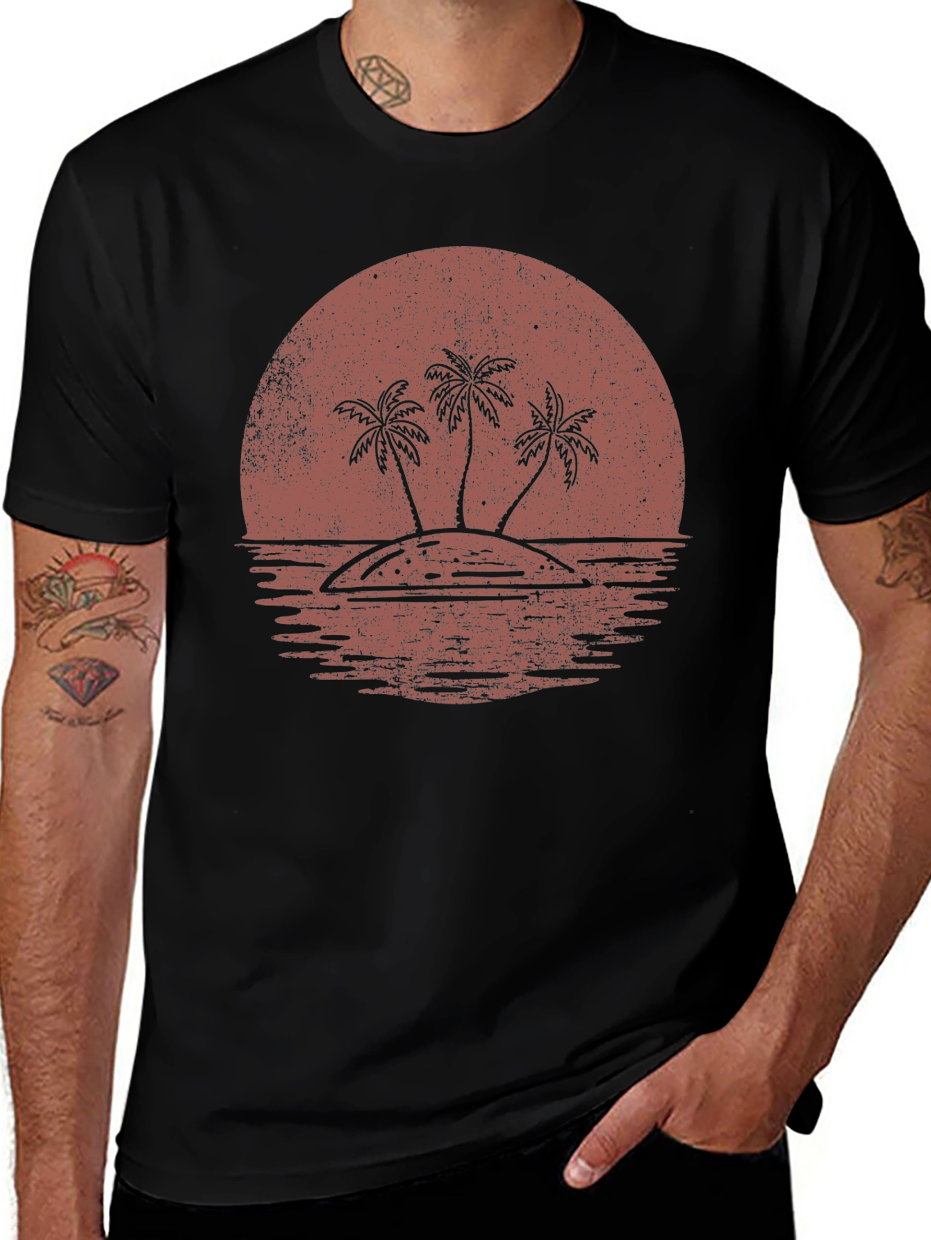 Retro Palm Island T-Shirt