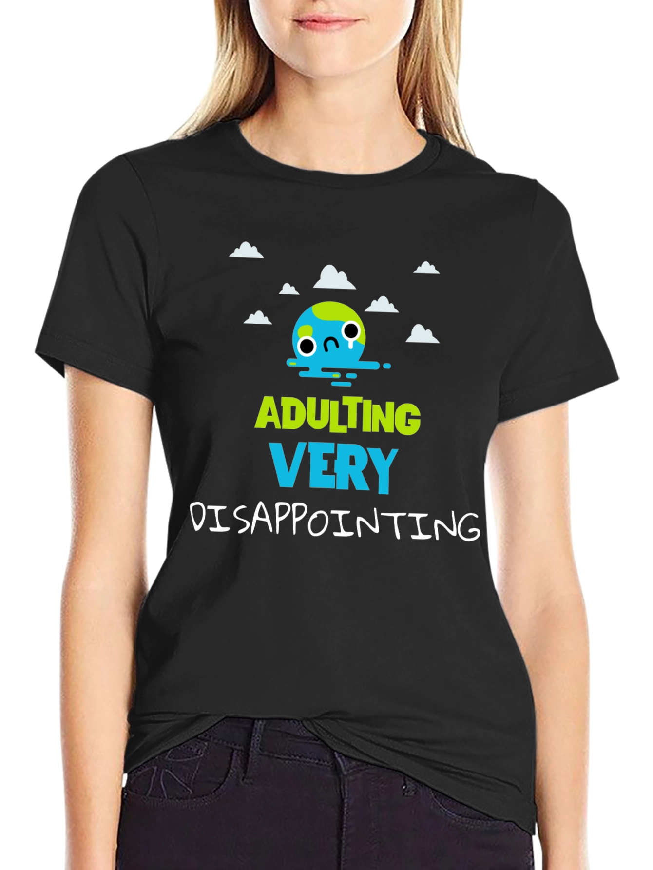 Adulting Very Disappointing Graphic T-Shirt