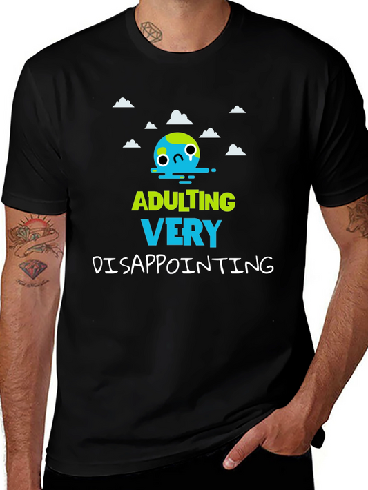 Adulting Very Disappointing Graphic T-Shirt