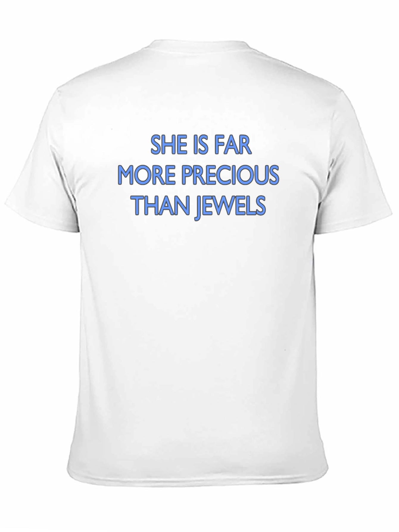 Precious Than Jewels Black Crew Neck T-Shirt