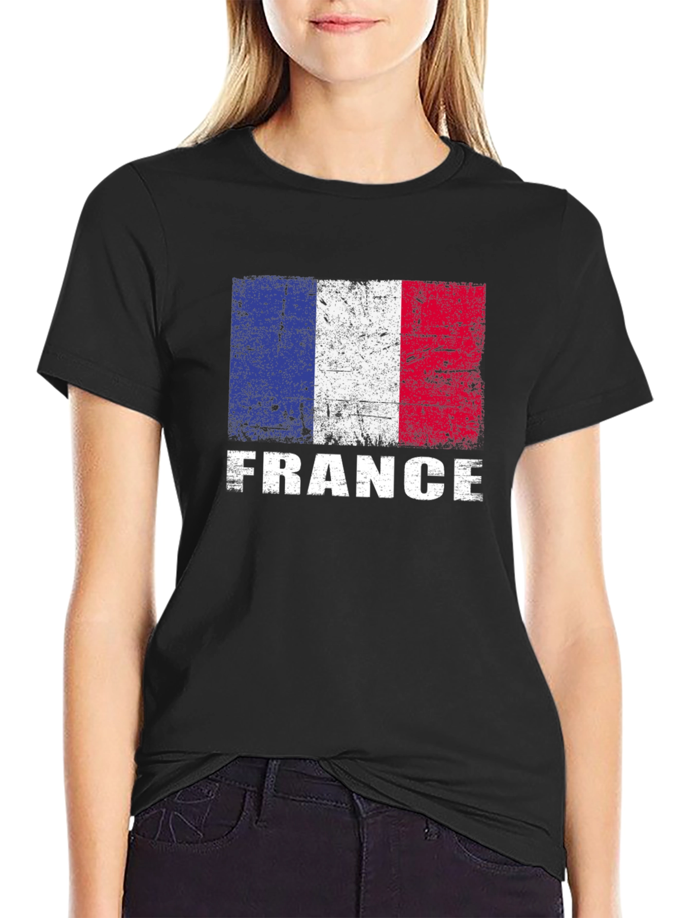 France Flag Graphic T-Shirt