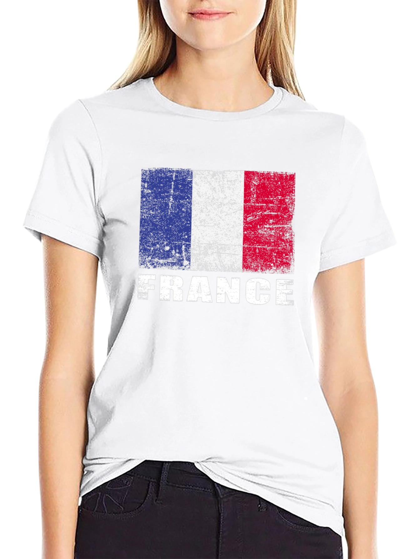 France Flag Graphic T-Shirt