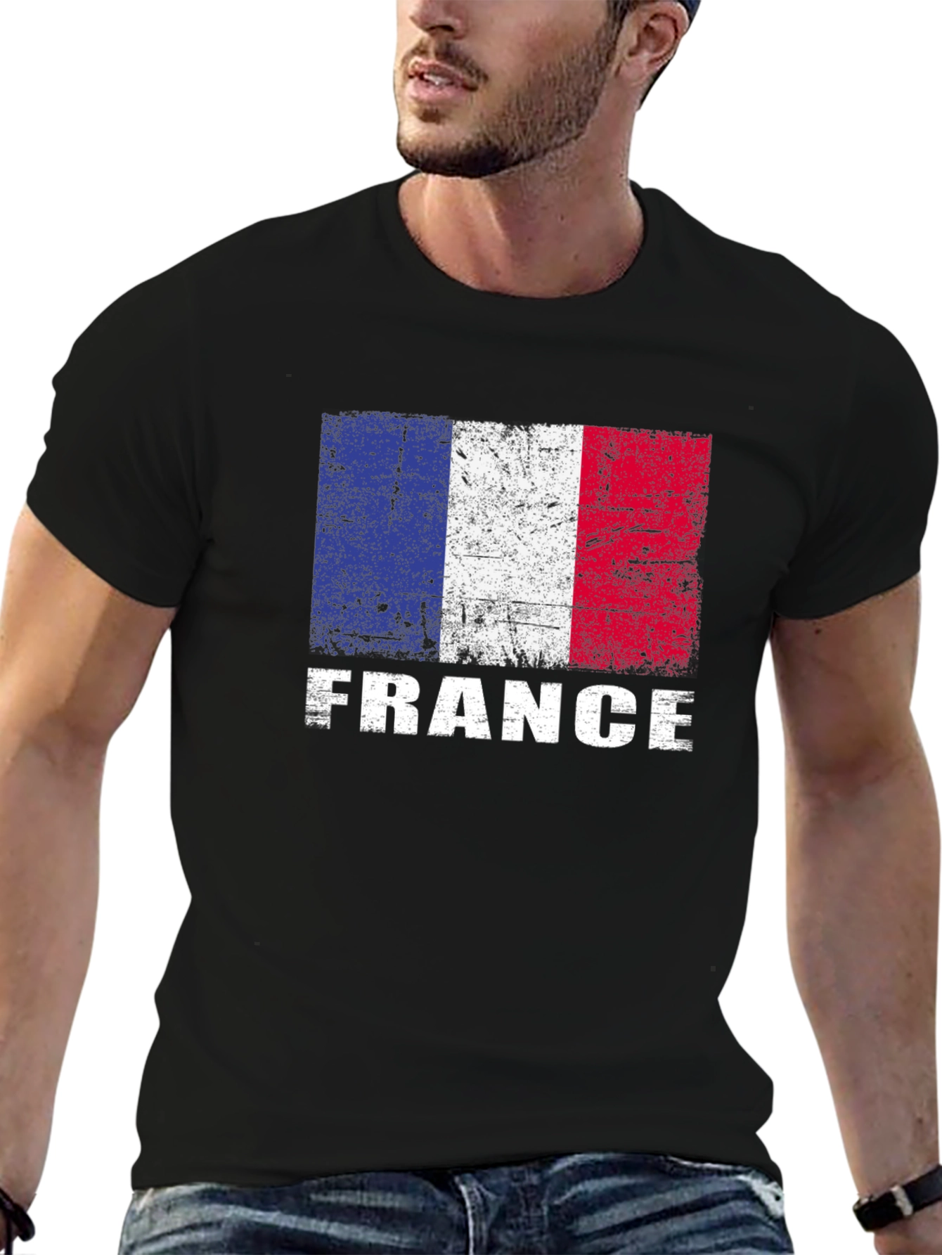 France Flag Graphic T-Shirt