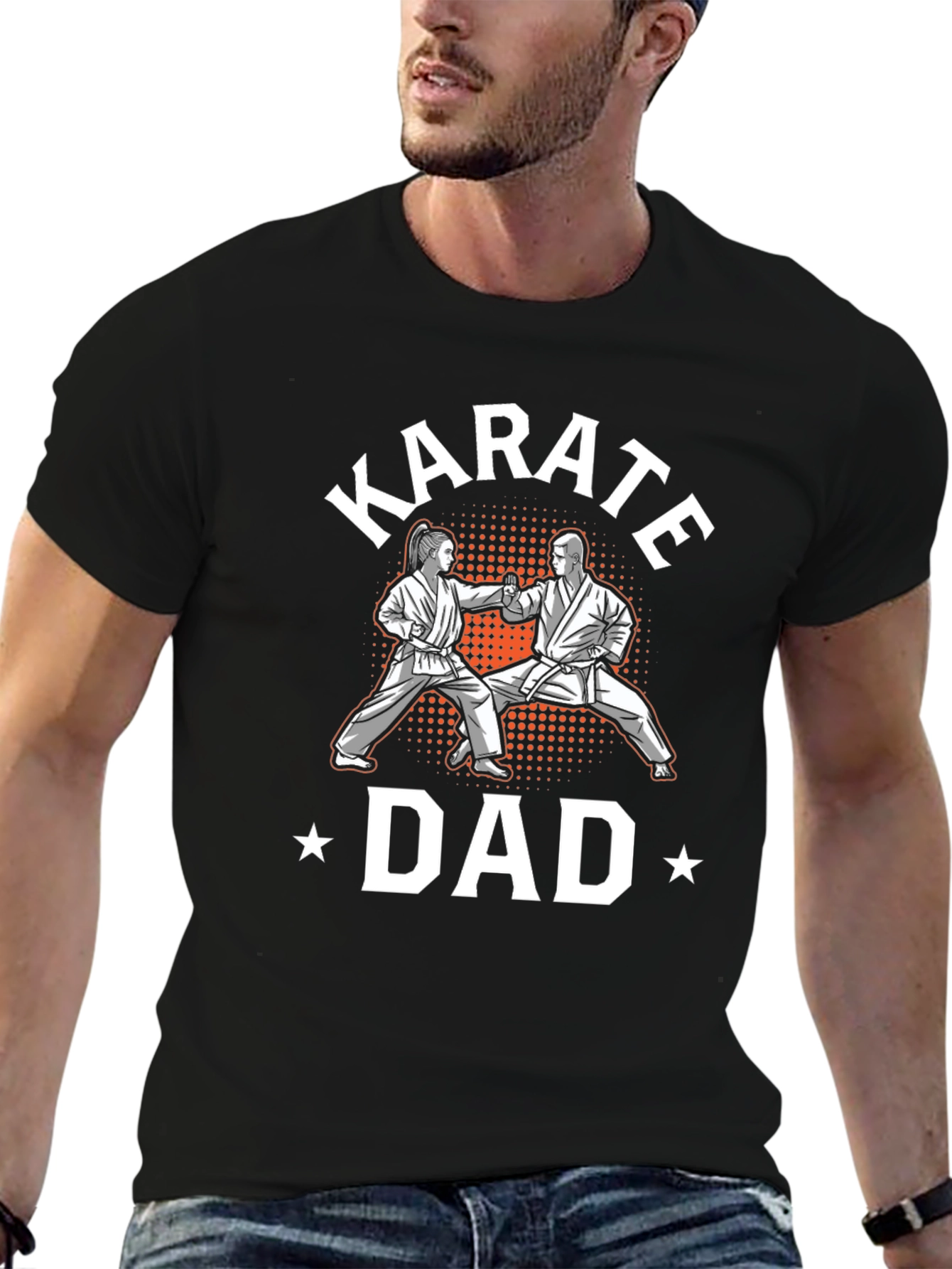 Karate Dad Black T-Shirt