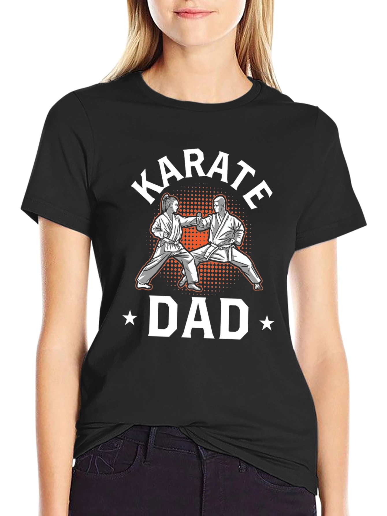 Karate Dad Black T-Shirt