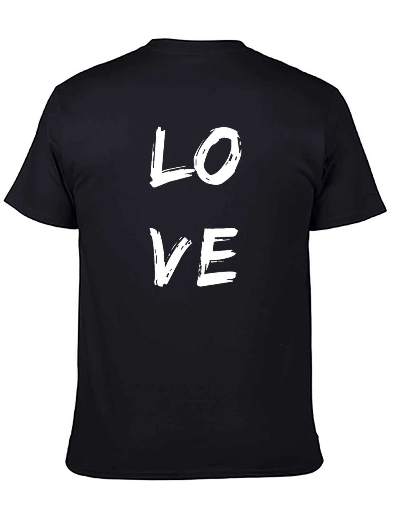 Love Graphic Tee - Stylish Black T-Shirt