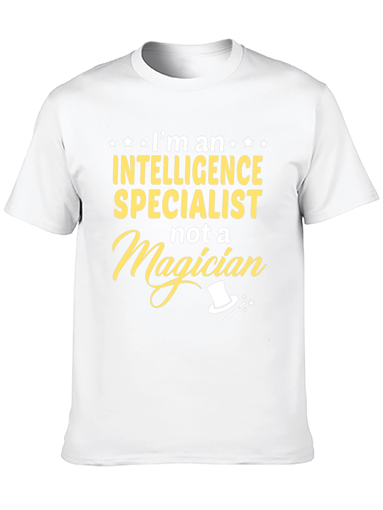 Intelligence Specialist T-Shirt: Not a Magician Tee