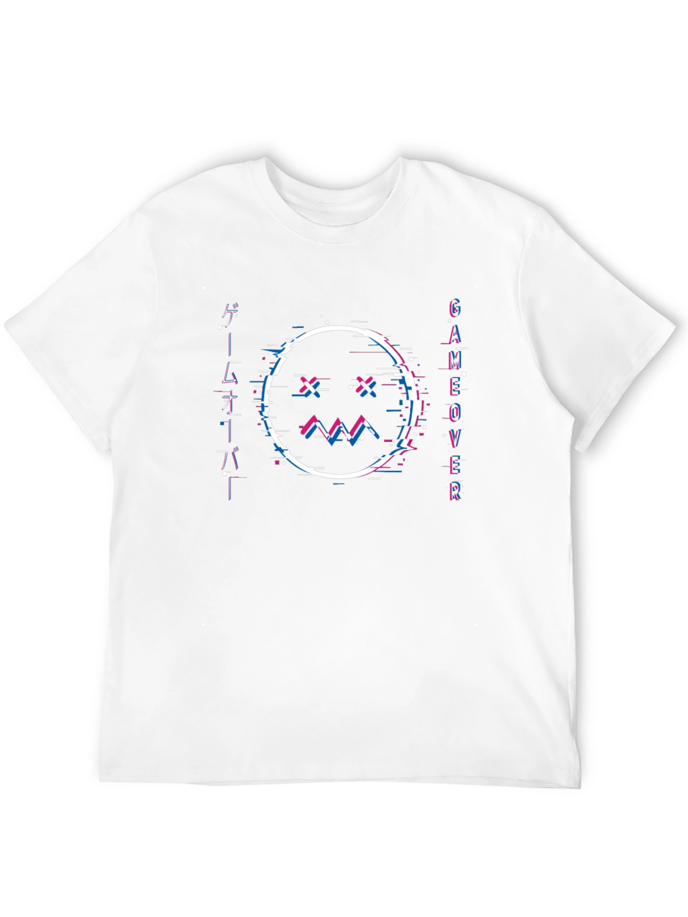 Game Over Glitch T-Shirt - Black Gamer Tee