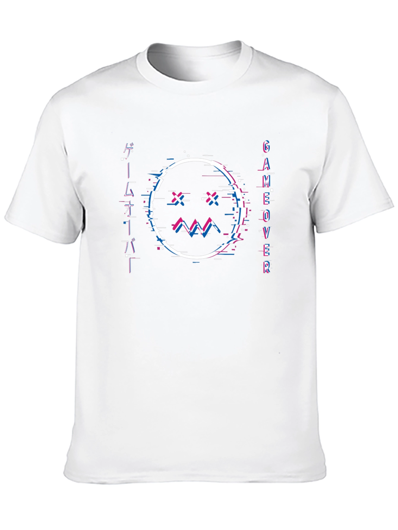 Game Over Glitch T-Shirt - Black Gamer Tee