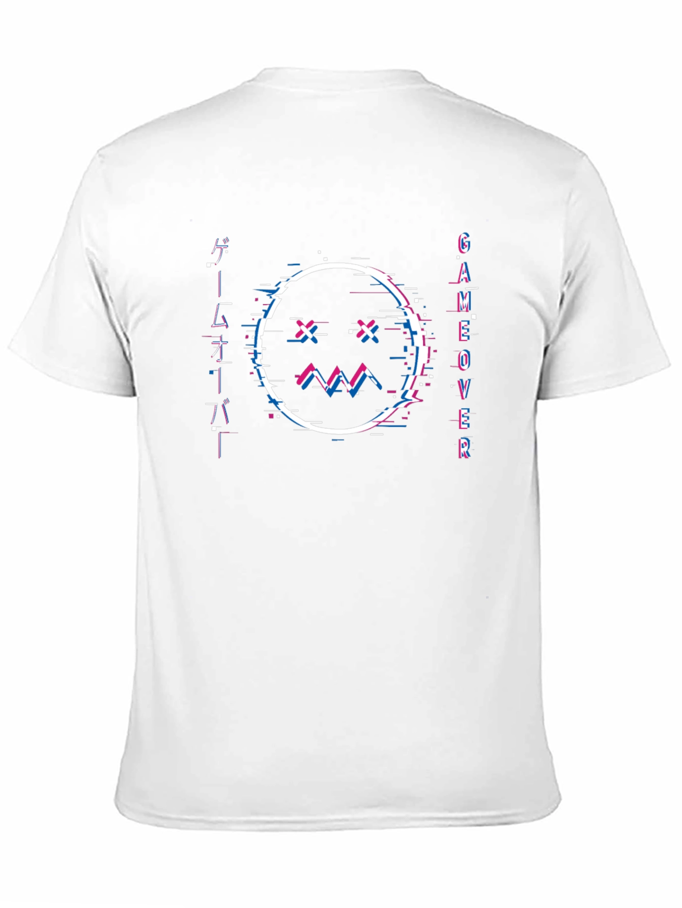 Game Over Glitch T-Shirt - Black Gamer Tee