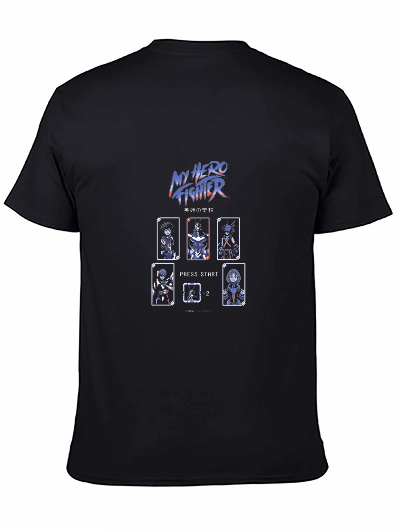 My Hero Fighter Black T-Shirt