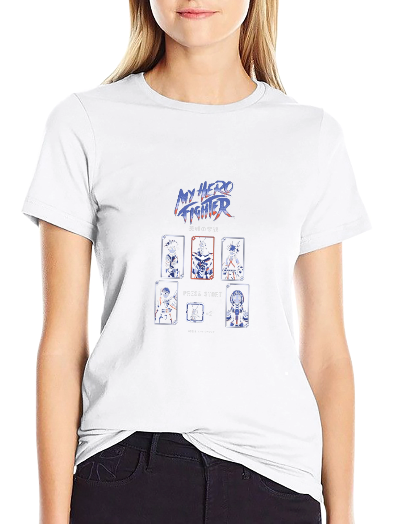 My Hero Fighter Black T-Shirt