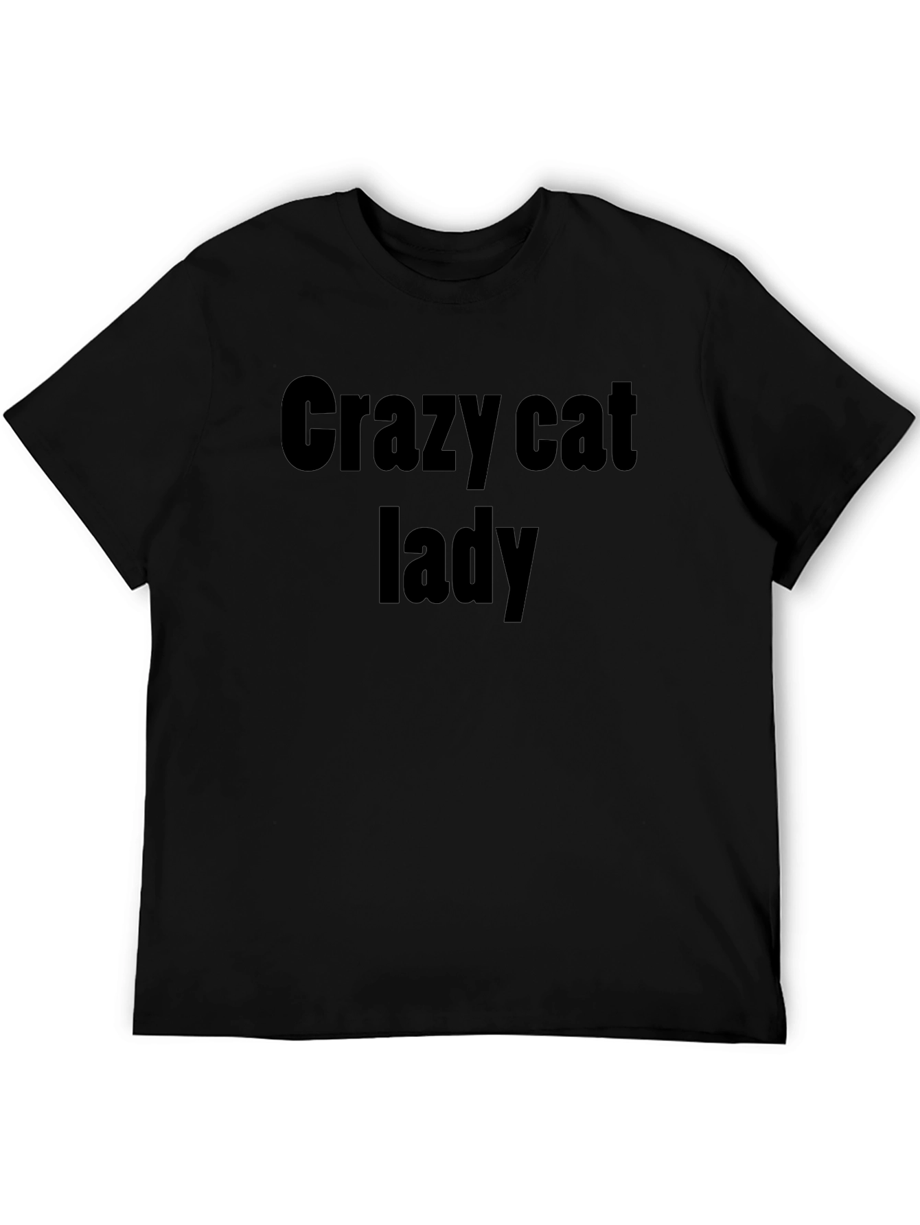 Crazy Cat Lady T-Shirt - Unisex Black Tee