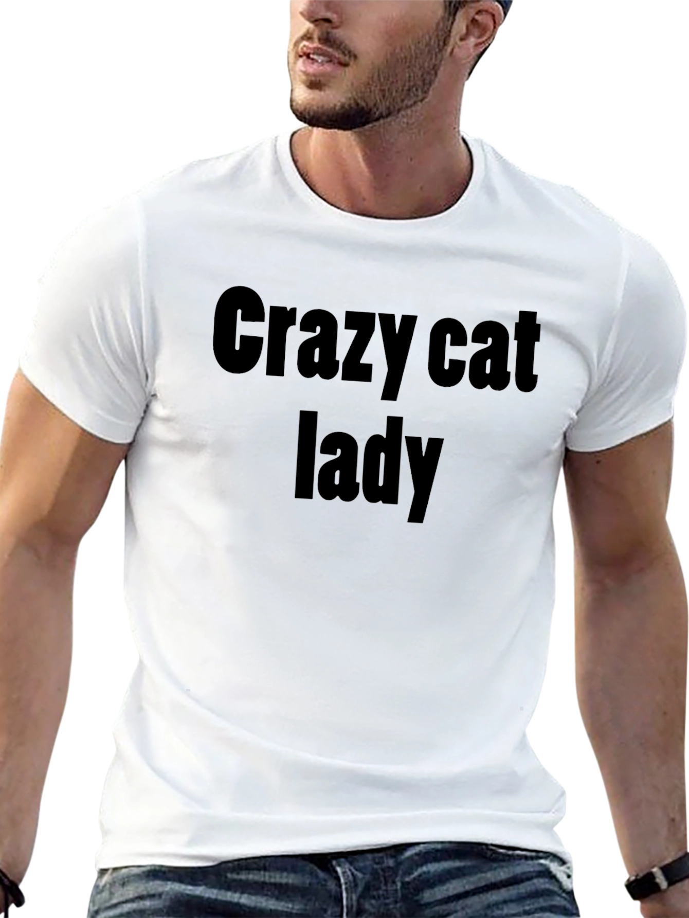 Crazy Cat Lady T-Shirt - Unisex Black Tee