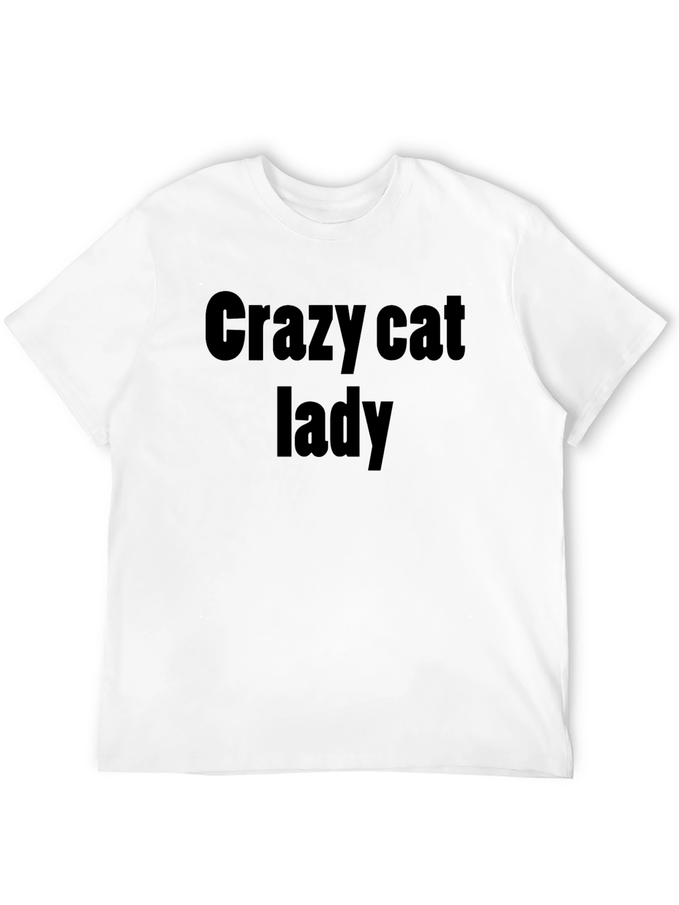 Crazy Cat Lady T-Shirt - Unisex Black Tee