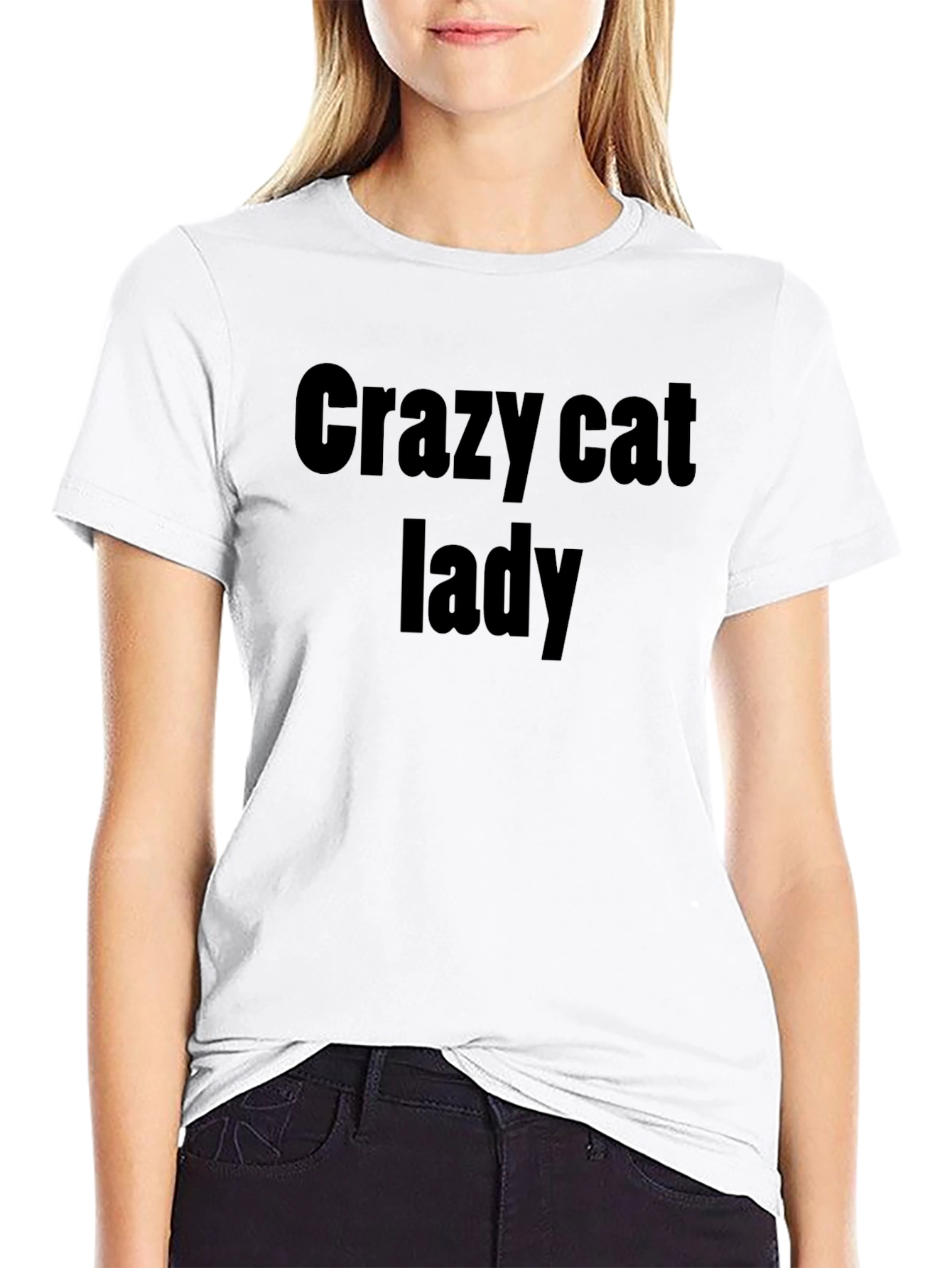 Crazy Cat Lady T-Shirt - Unisex Black Tee