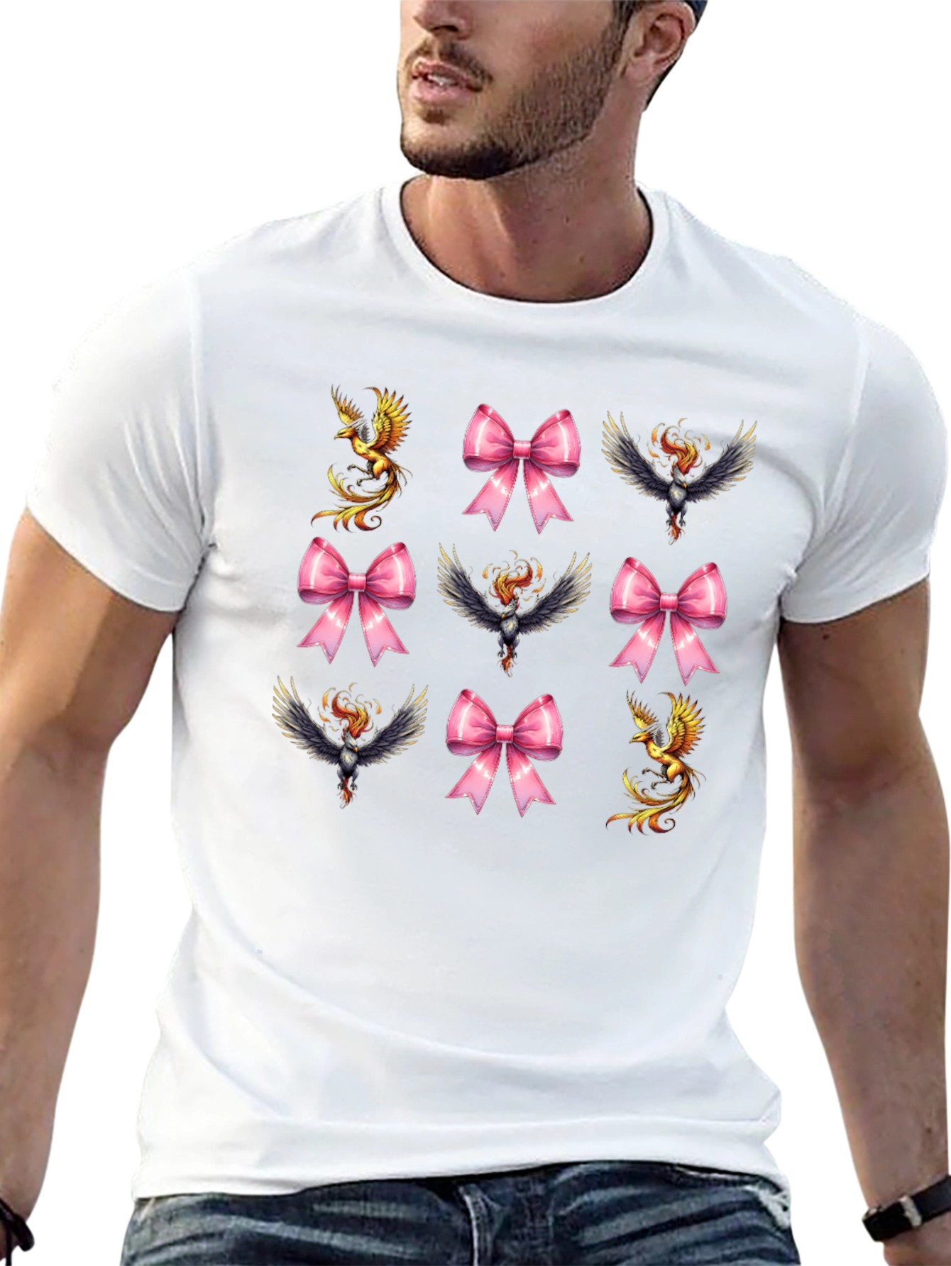 Phoenix & Bow Graphic T-Shirt
