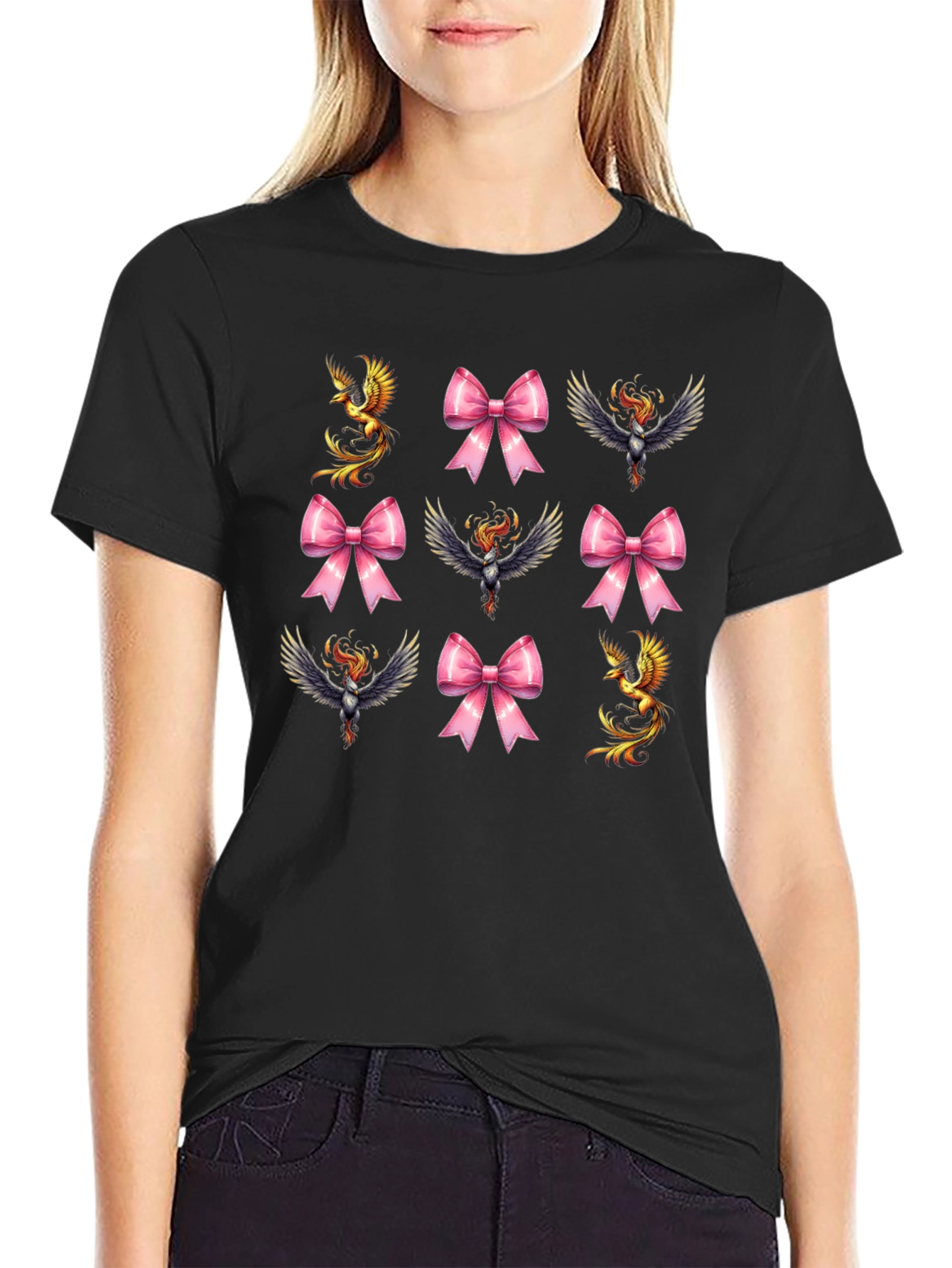 Phoenix & Bow Graphic T-Shirt