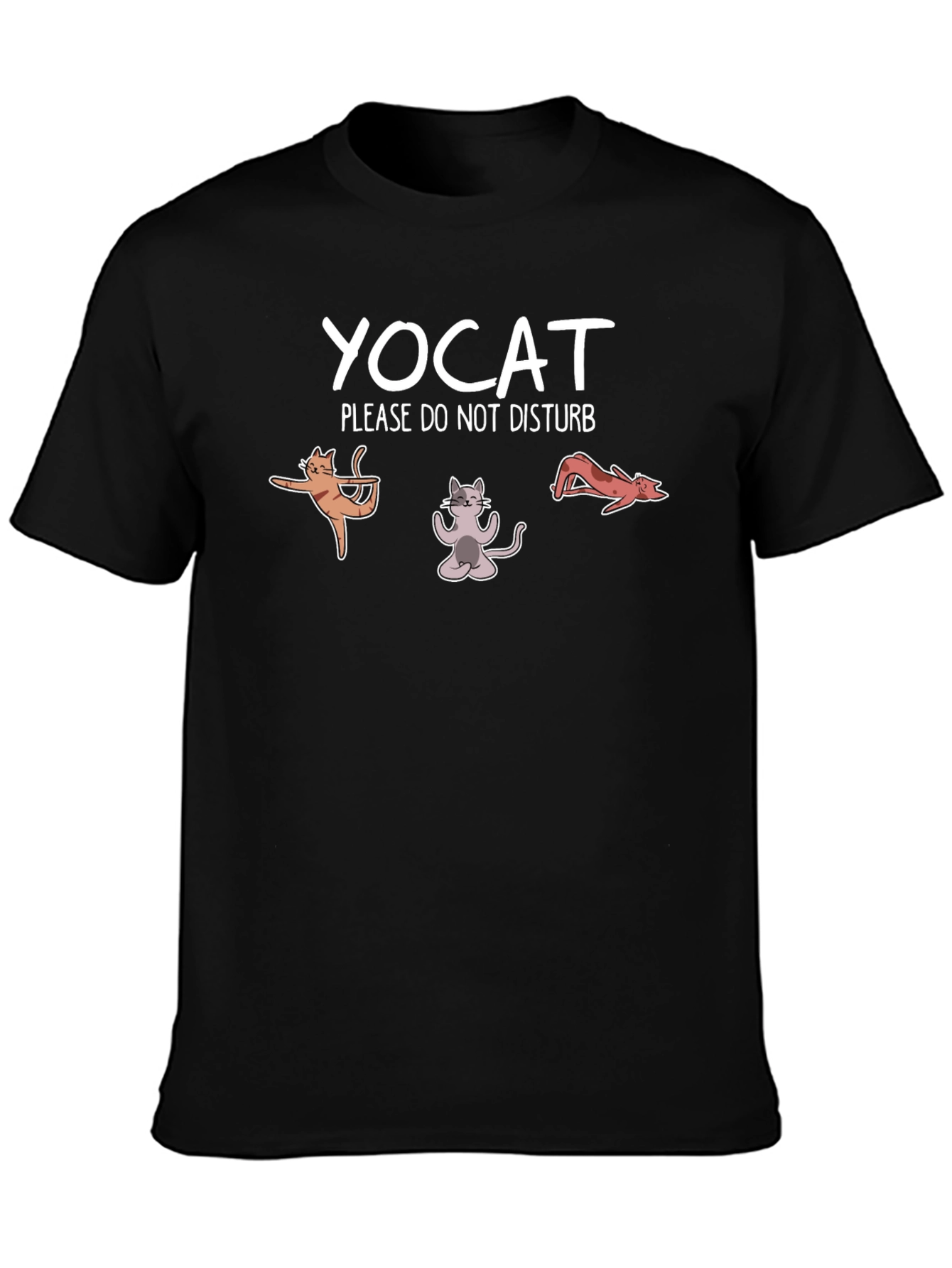 YOCAT T-Shirt - Funny Yoga Cat Design
