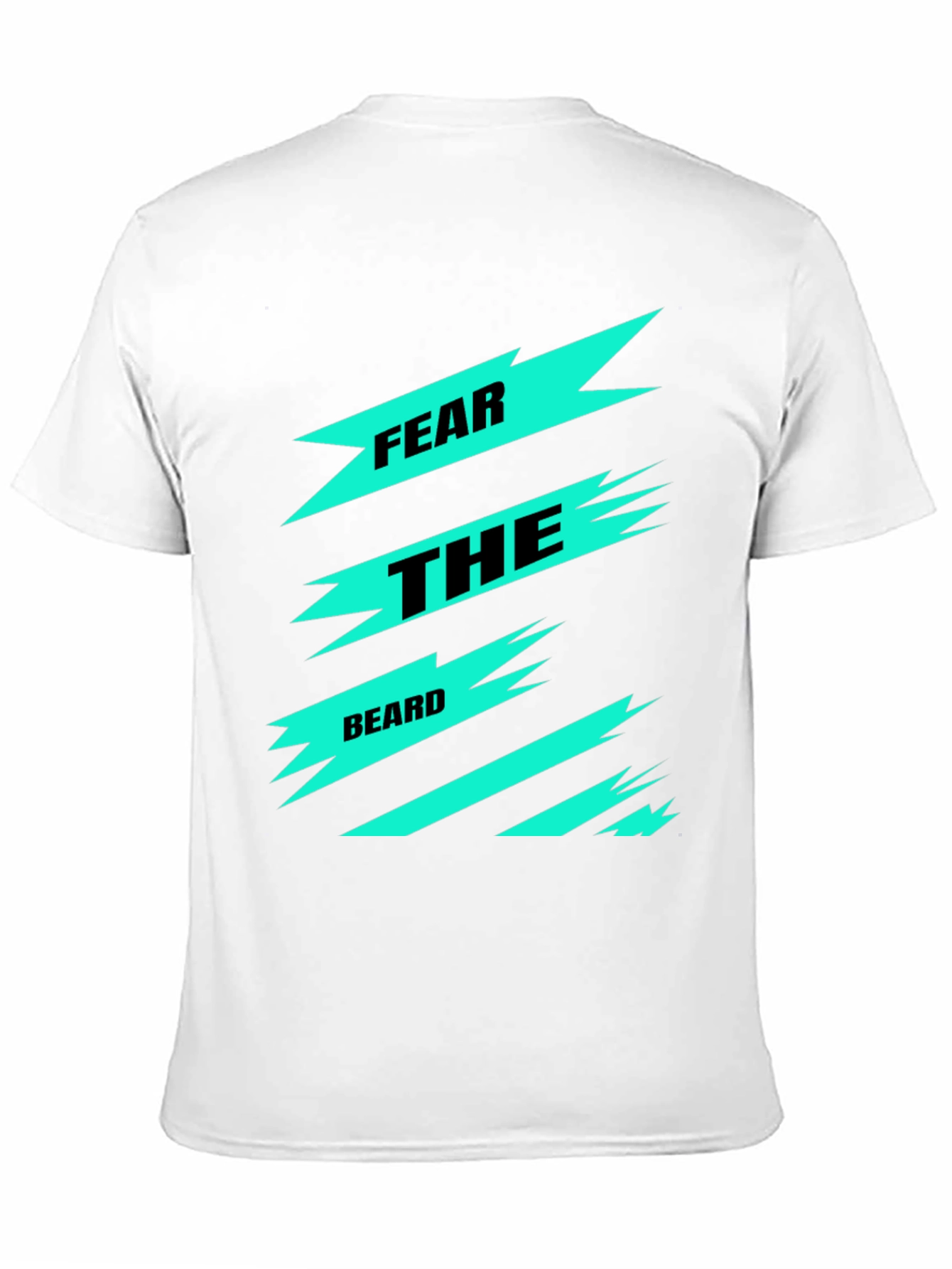 Fear the Beard Graphic Tee - Black Cotton T-Shirt
