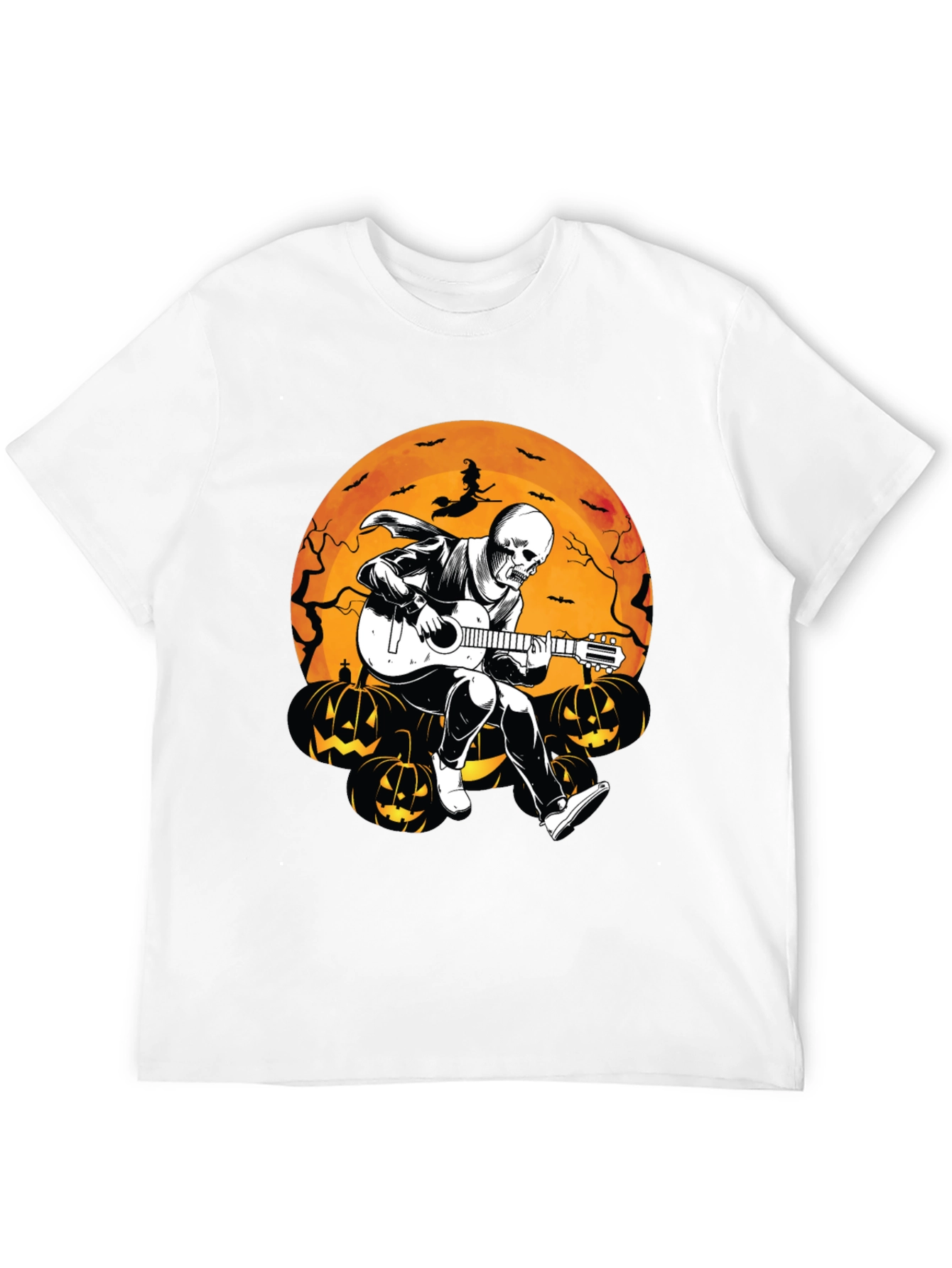 Skeleton Guitarist Halloween T-Shirt