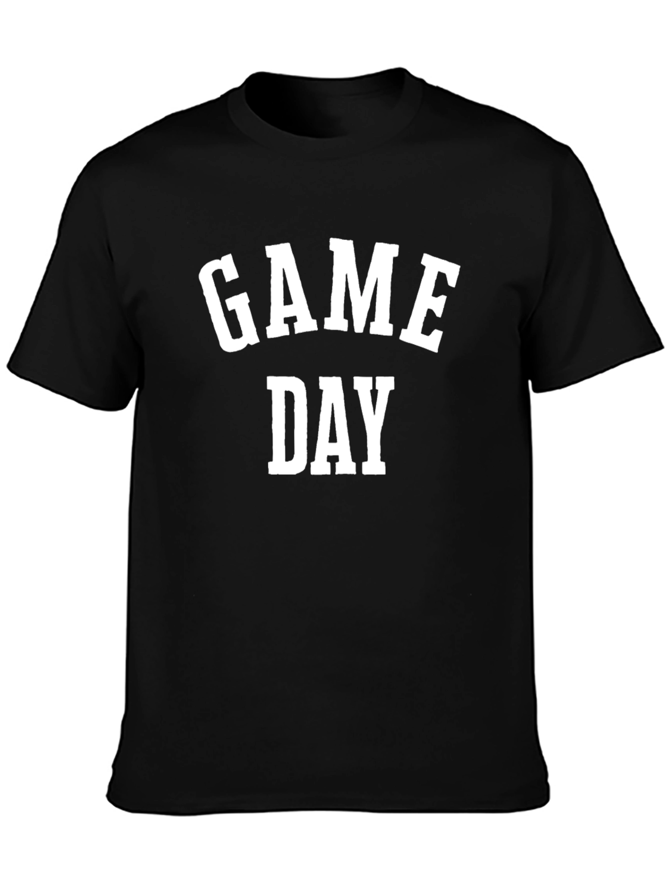 Game Day T-Shirt - Black Cotton Tee