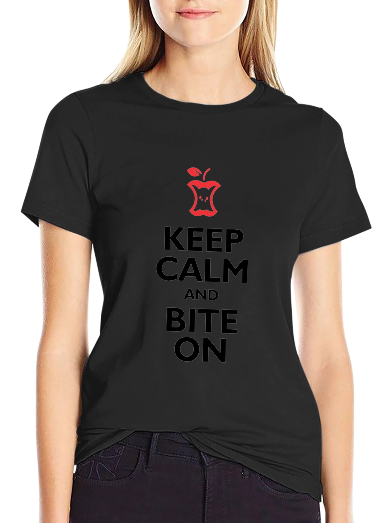 Keep Calm Apple Bite T-Shirt