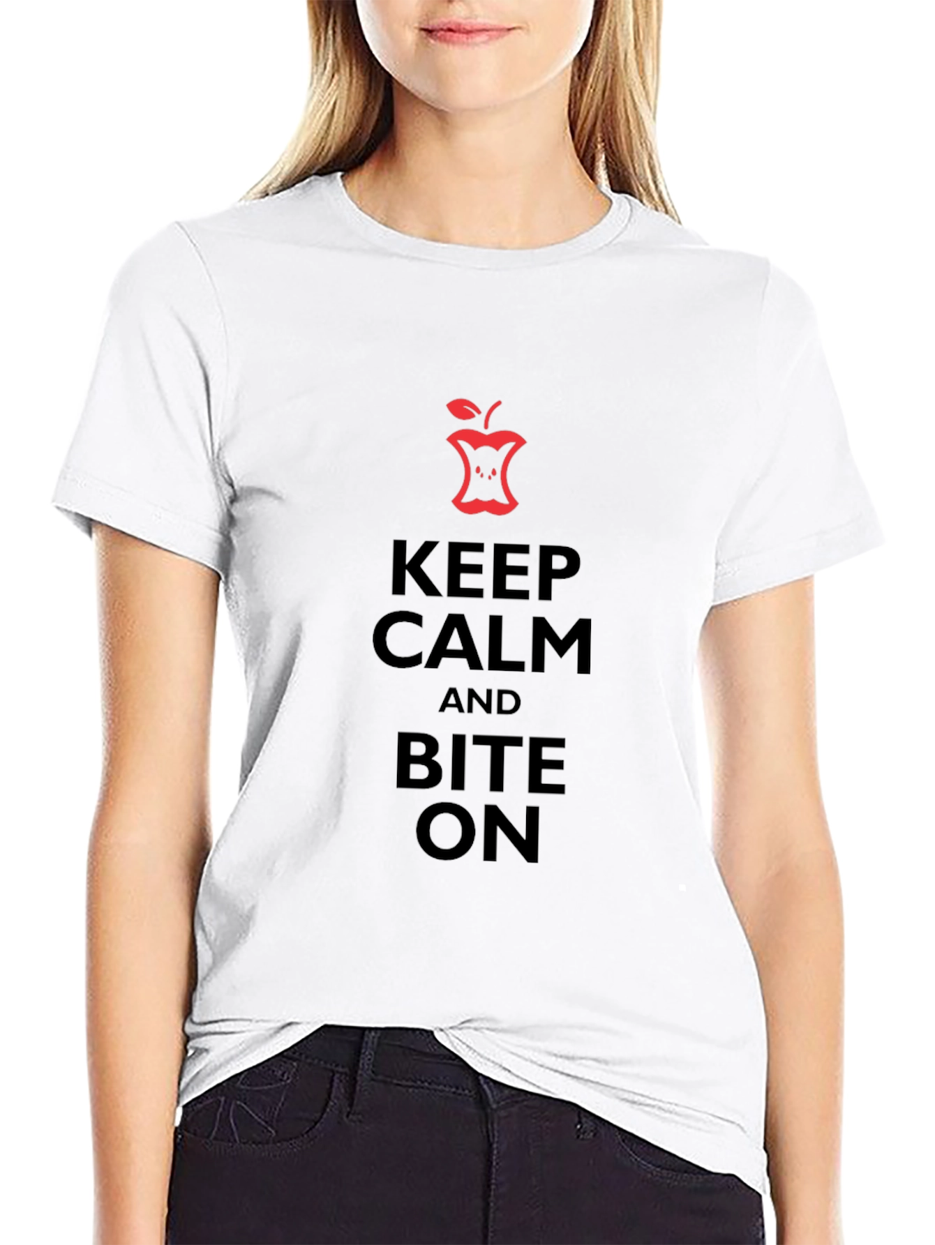 Keep Calm Apple Bite T-Shirt