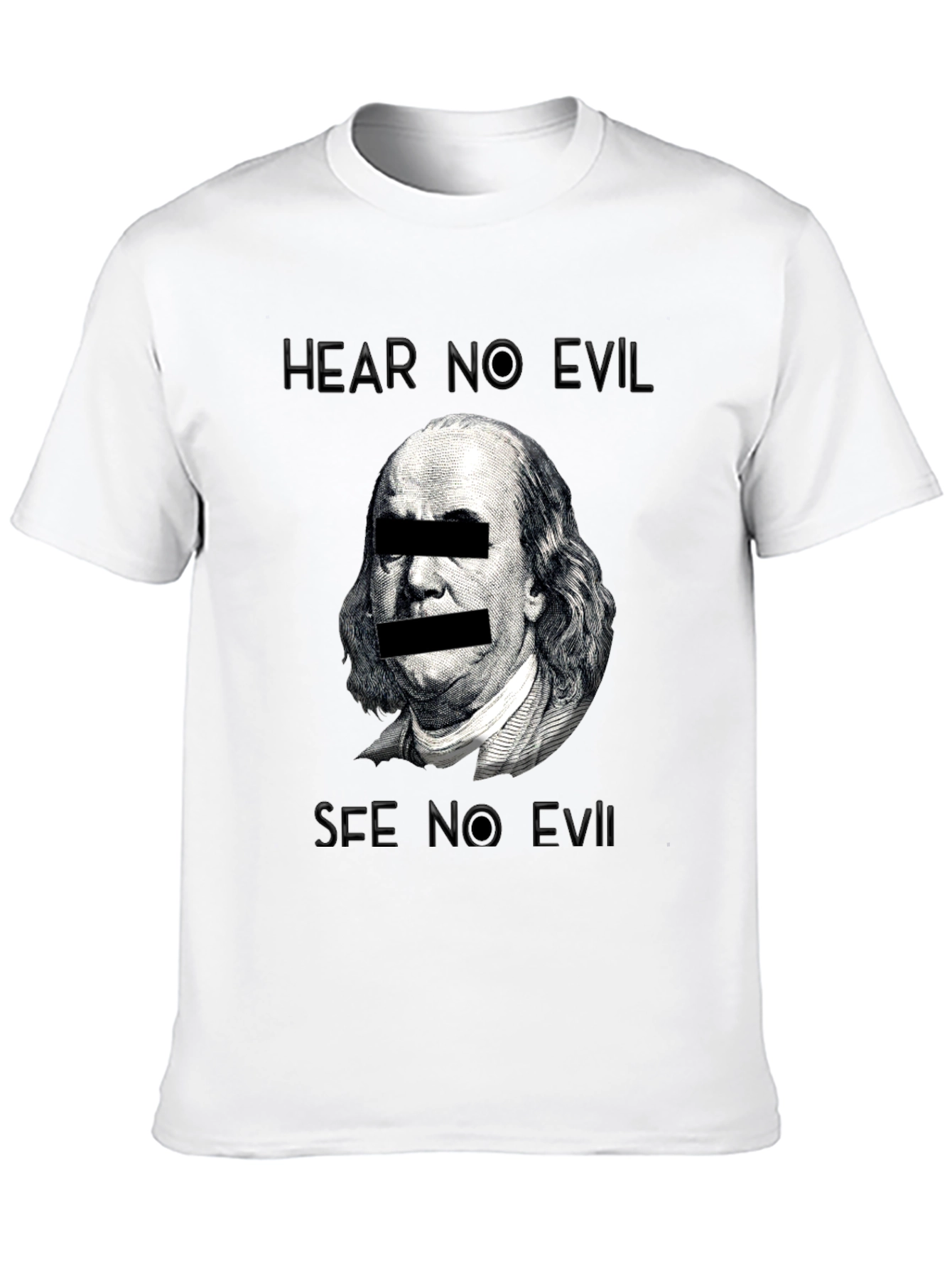 Hear No Evil See No Evil Graphic T-Shirt