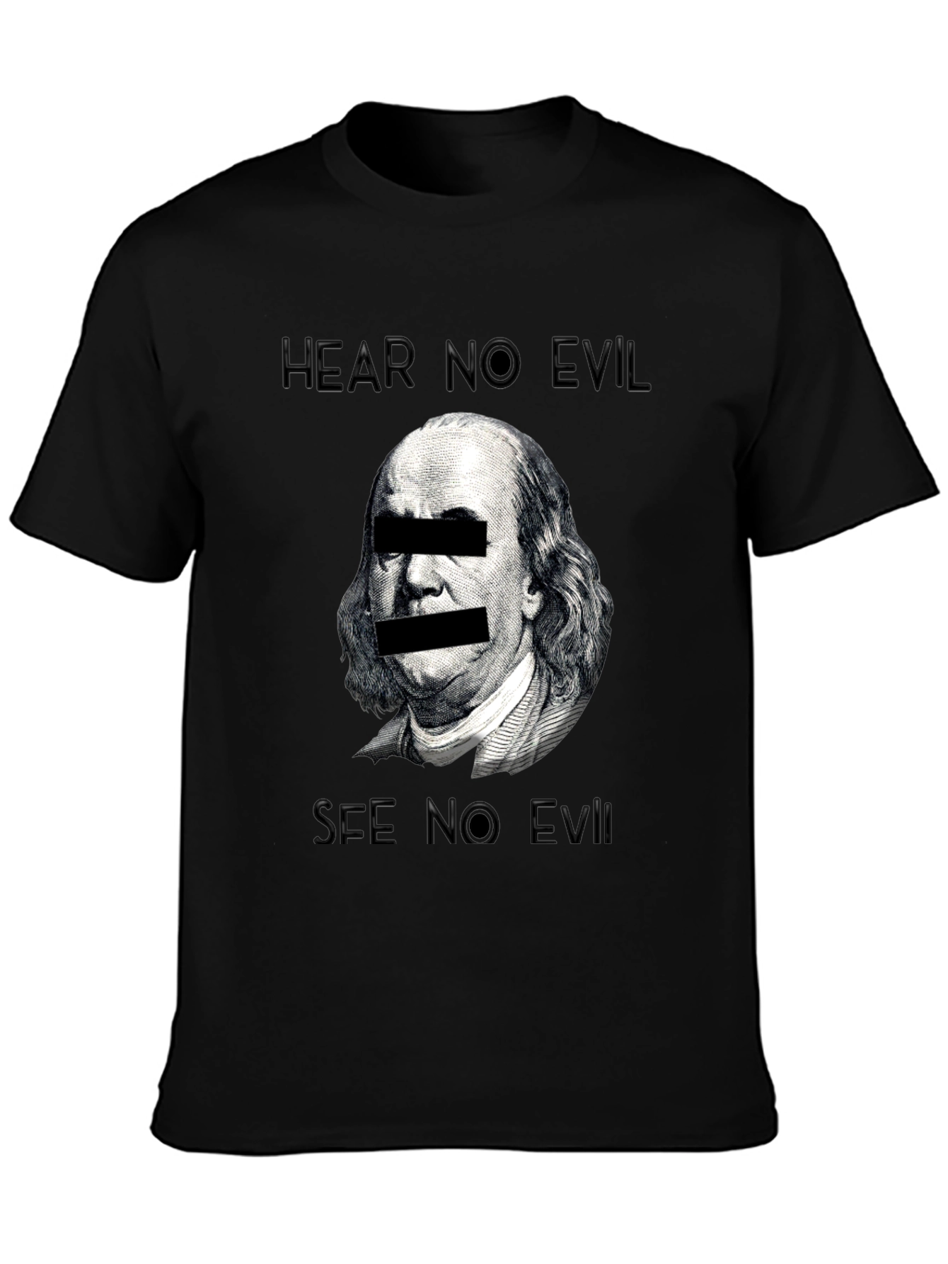 Hear No Evil See No Evil Graphic T-Shirt